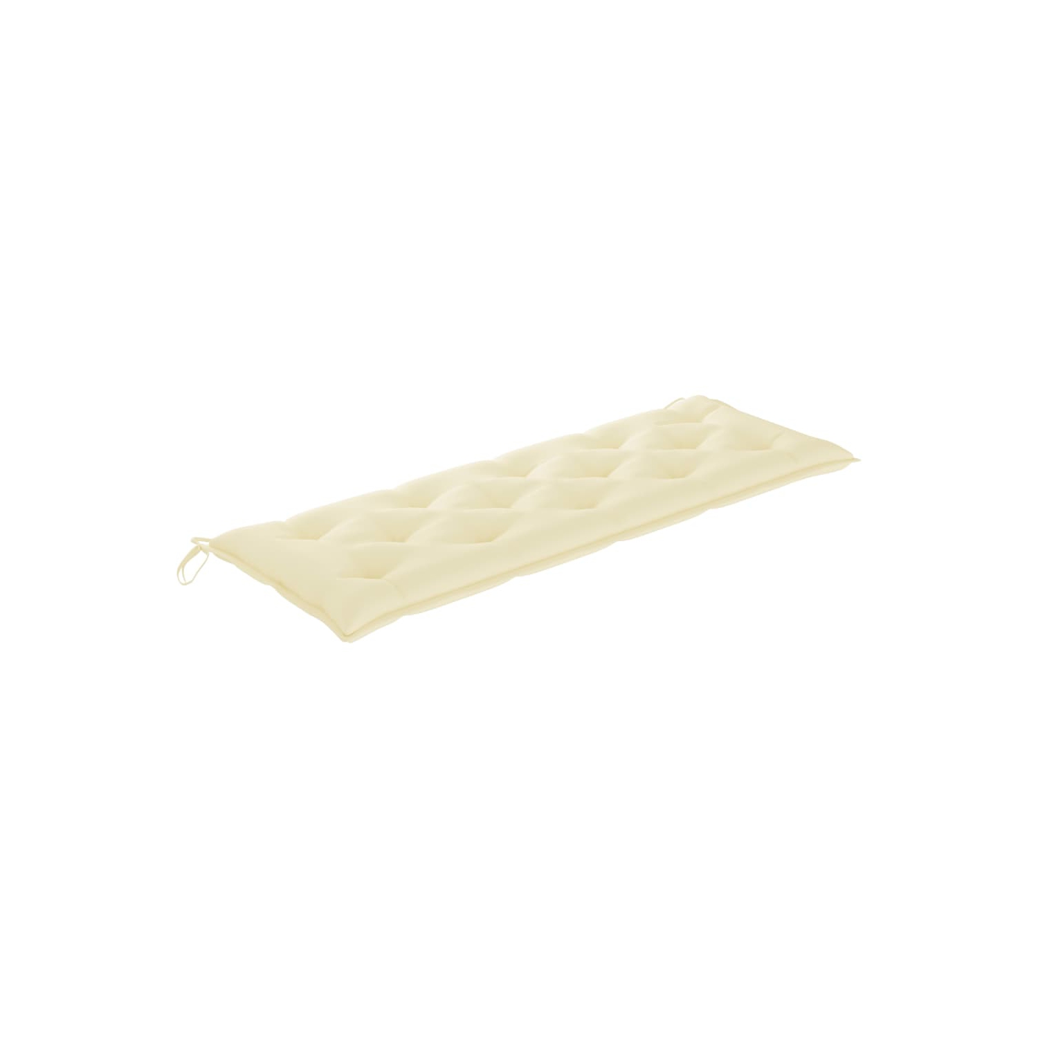 vidaXL Garden Bench Cushion Cream White 59.1x19.7"x2.8" Fabric"
