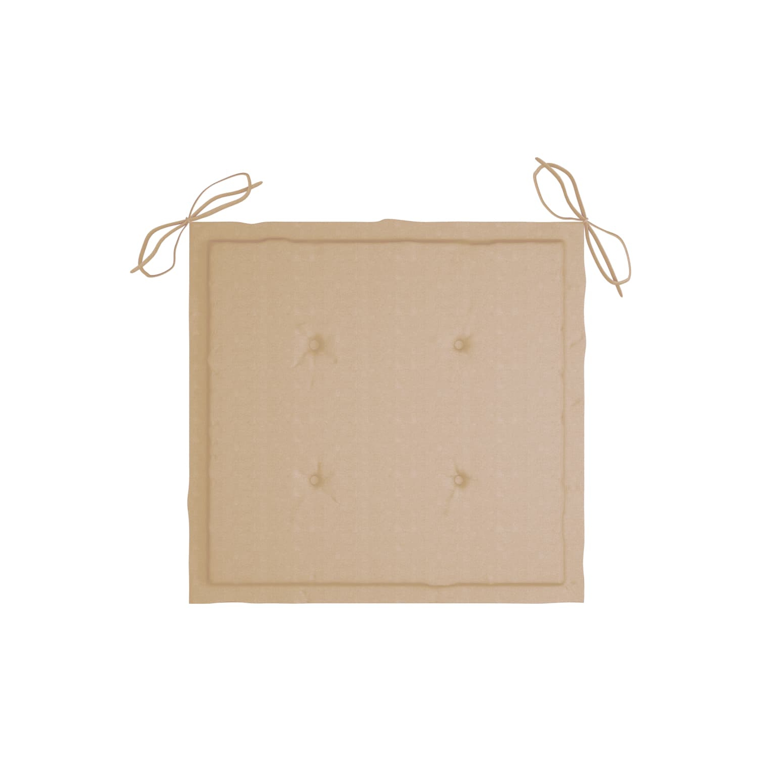 Chaises de patio VidaXL 2 pièces avec coussins en teck massif