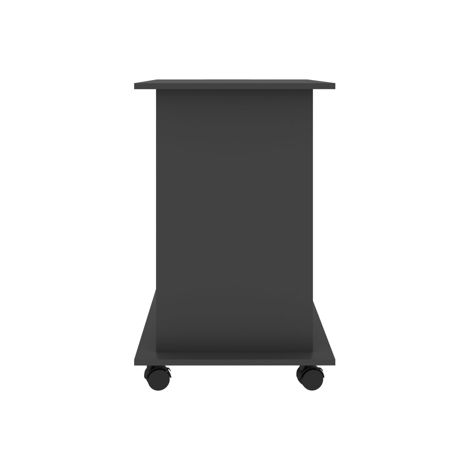 vidaXL Computer Desk Gray 31.5"x19.7"x29.5" Chipboard