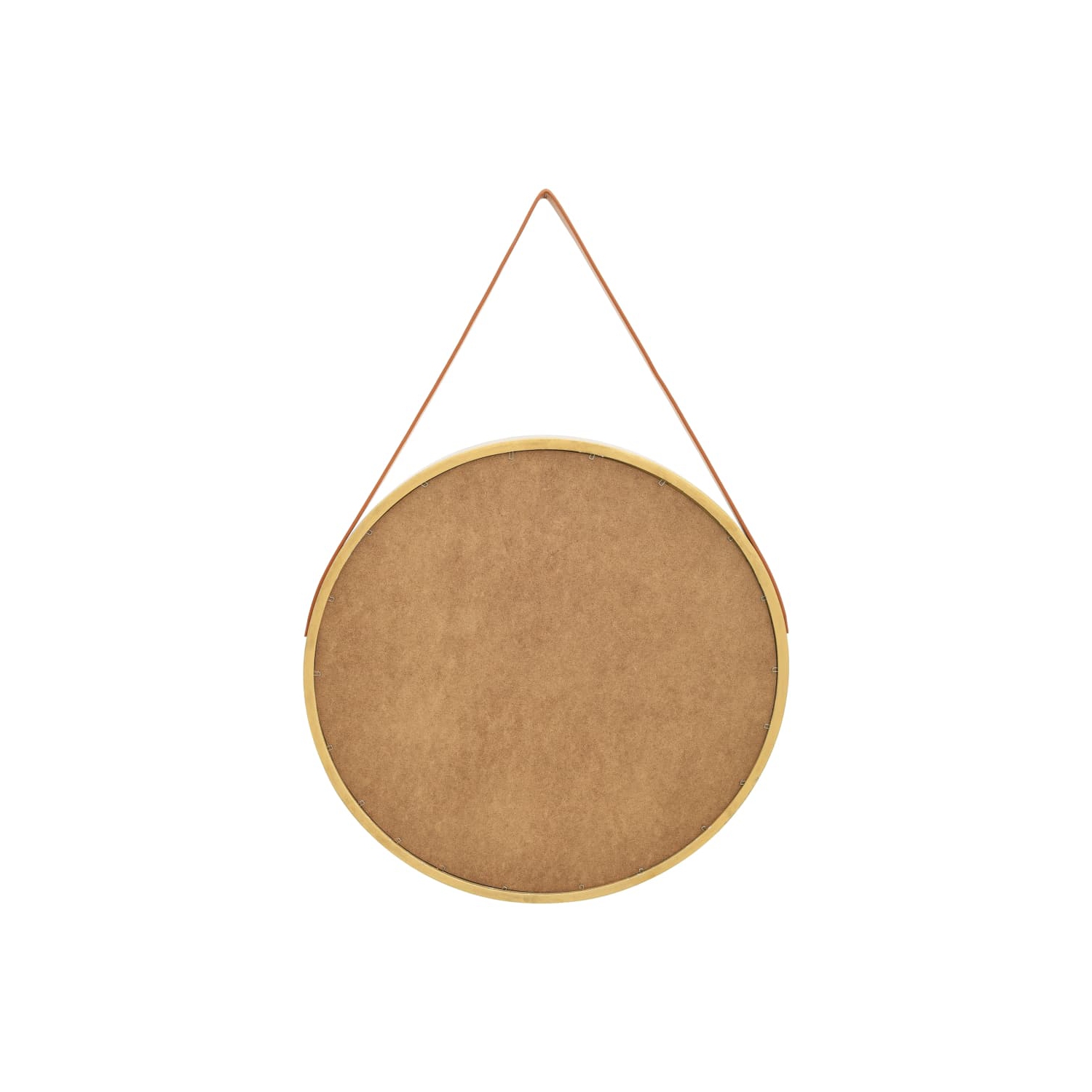 vidaXL Wall Mirror with Strap 23.6" Gold