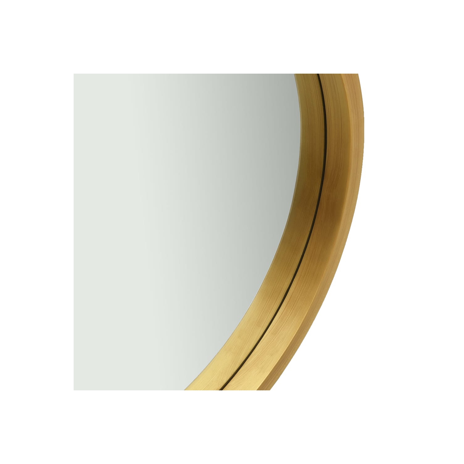 vidaXL Wall Mirror with Strap 23.6" Gold