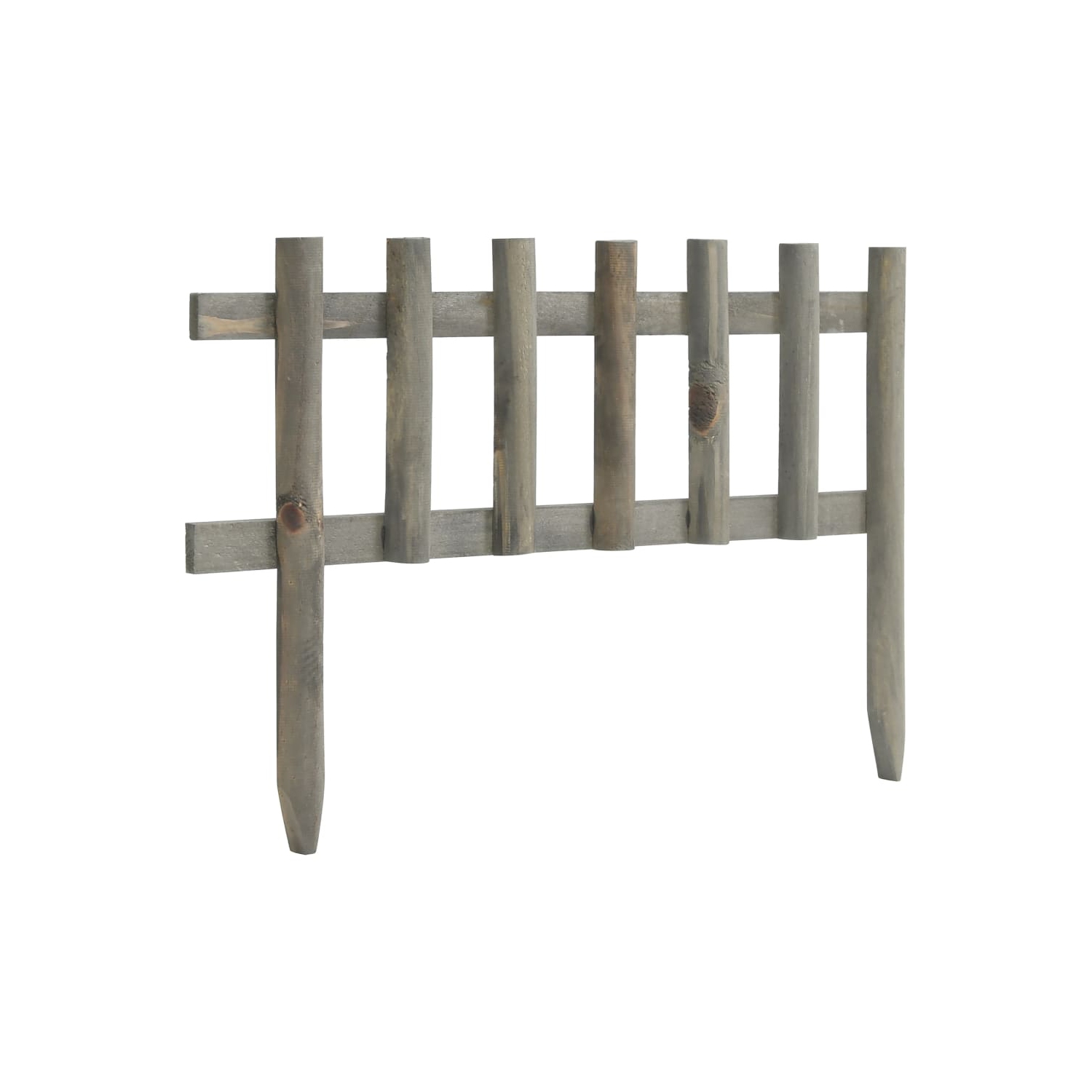 vidaXL Lawn Edgings 10 pcs Firwood 14.4'