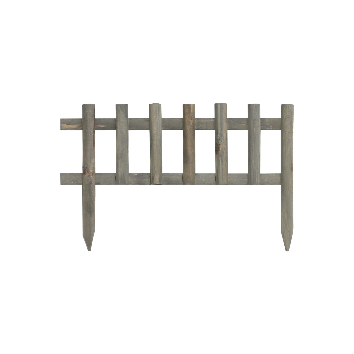 vidaXL Lawn Edgings 10 pcs Firwood 14.4'