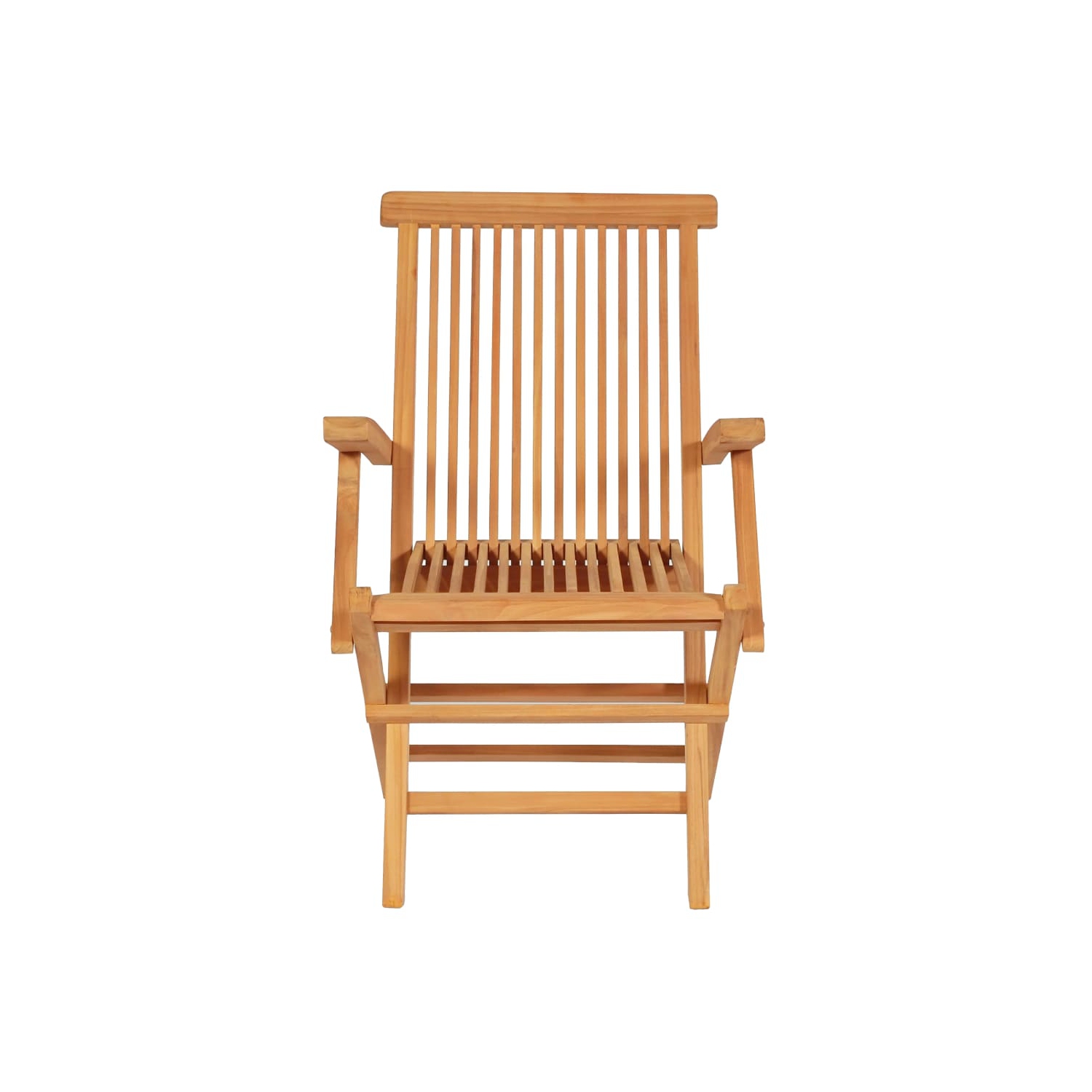 vidaXL 7 Piece Patio Dining Set Solid Teak Wood