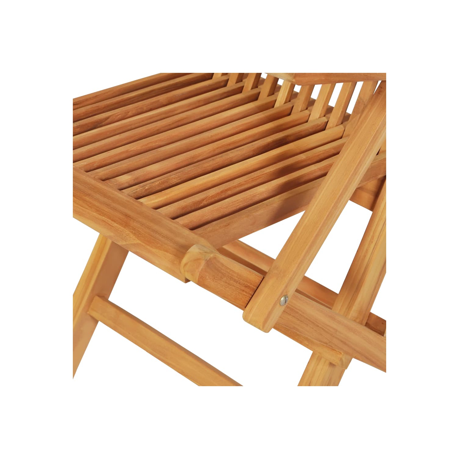 vidaXL 7 Piece Patio Dining Set Solid Teak Wood