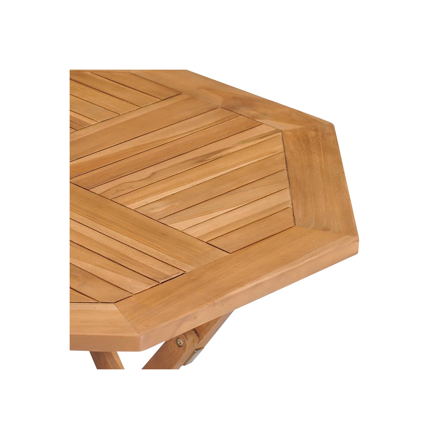 vidaXL Folding Patio Table 33.5"x33.5"x29.9" Solid Teak Wood