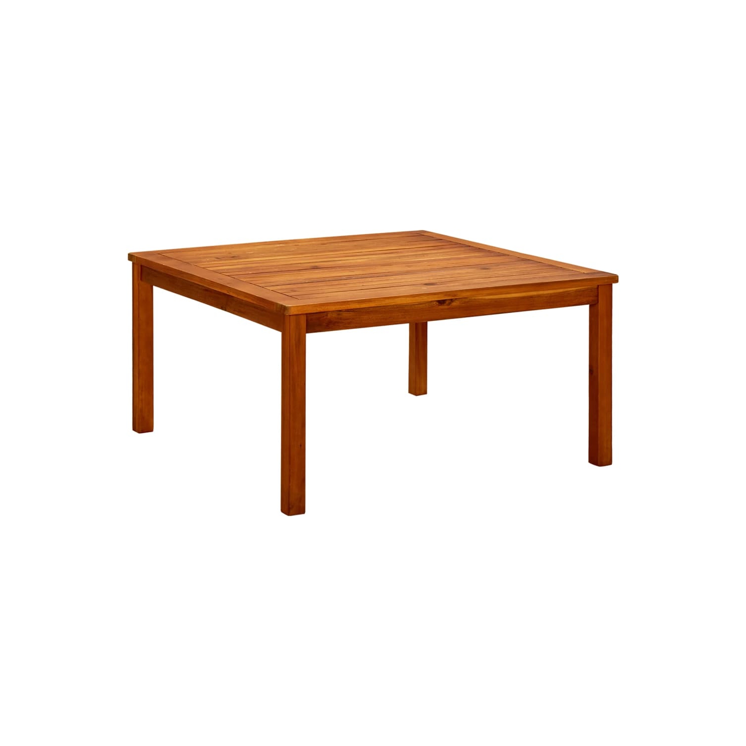 vidaXL Patio Coffee Table 33.4"x33.4"x17.7" Solid Acacia Wood