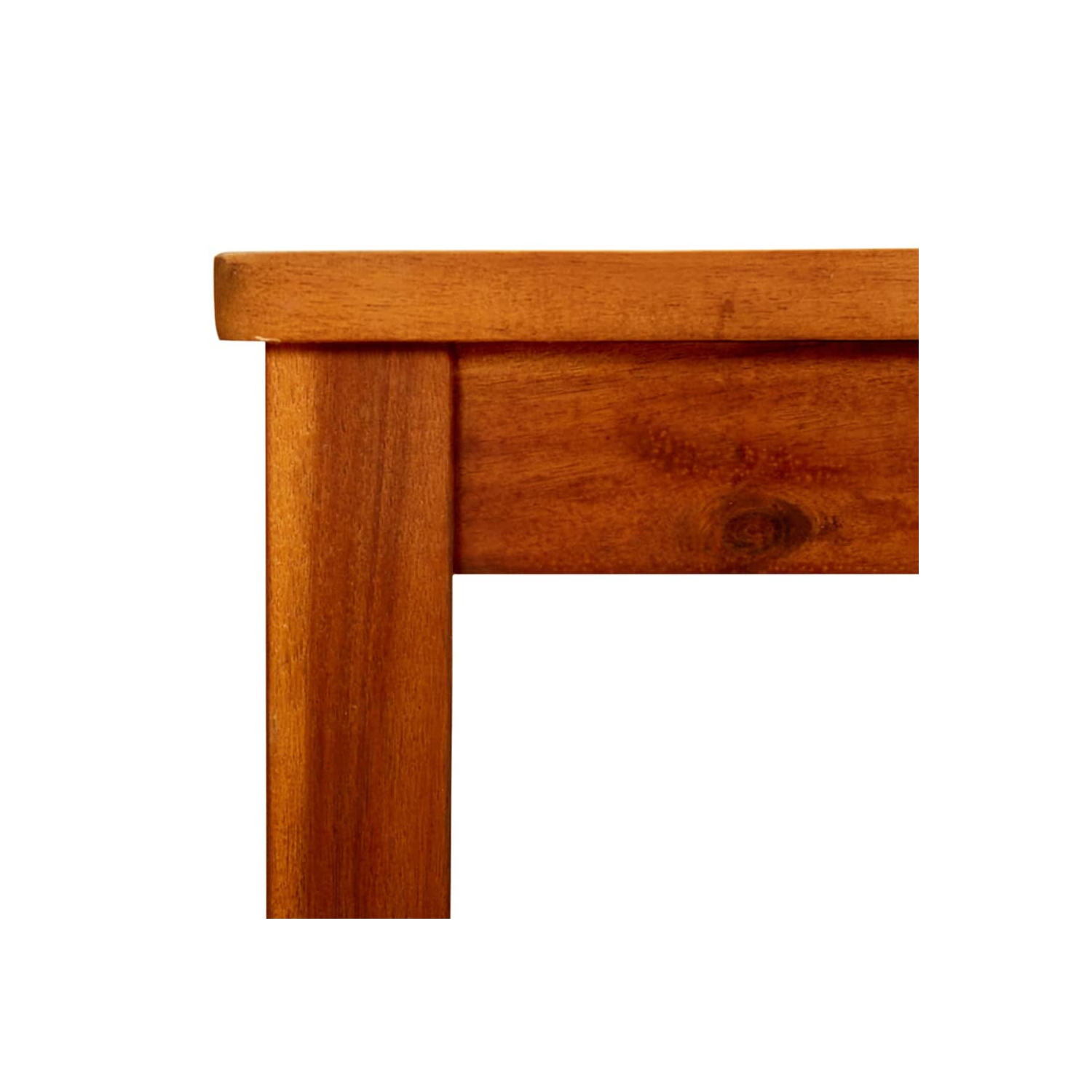 vidaXL Patio Coffee Table 33.4"x33.4"x17.7" Solid Acacia Wood