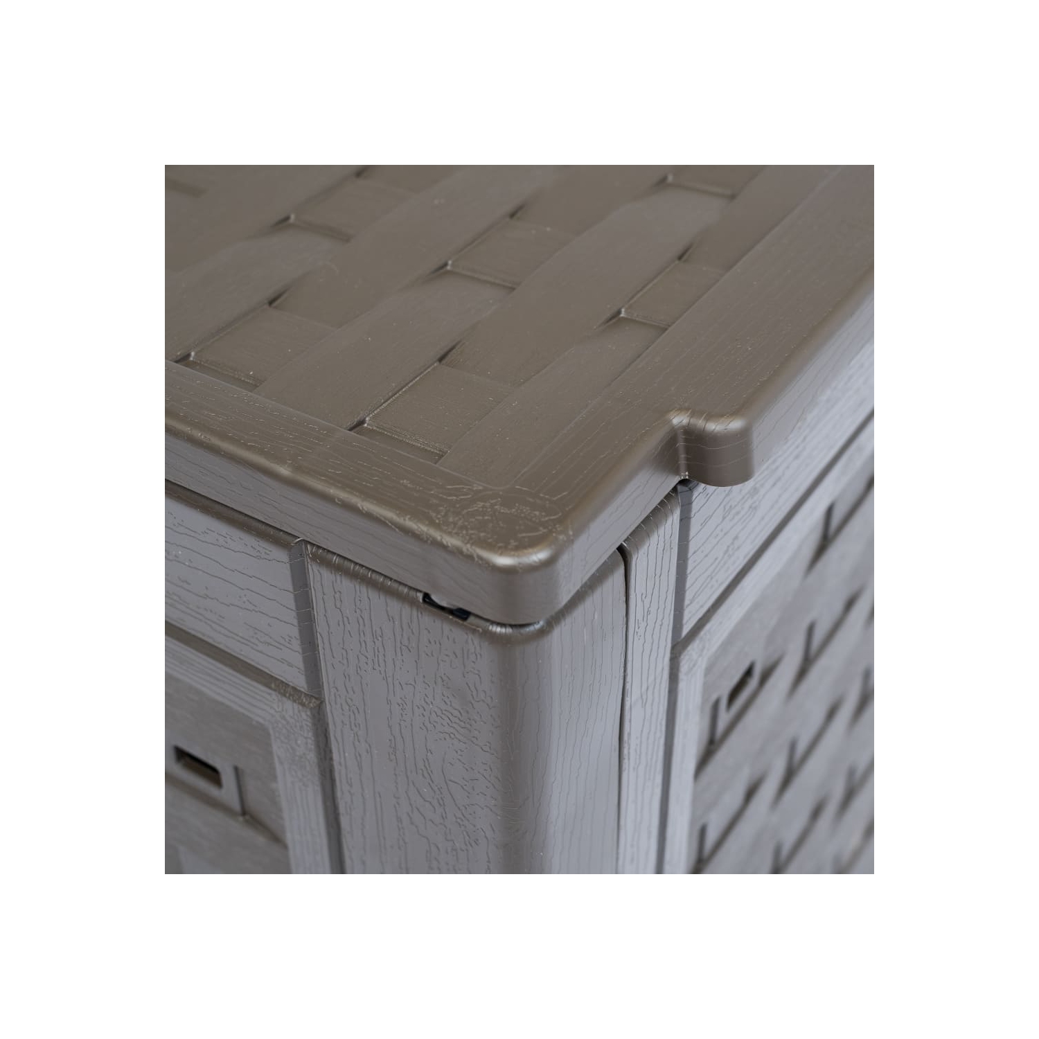 vidaXL Garden Composters 2 pcs Brown 23.6"x23.6"x32.7" 158.5 gal