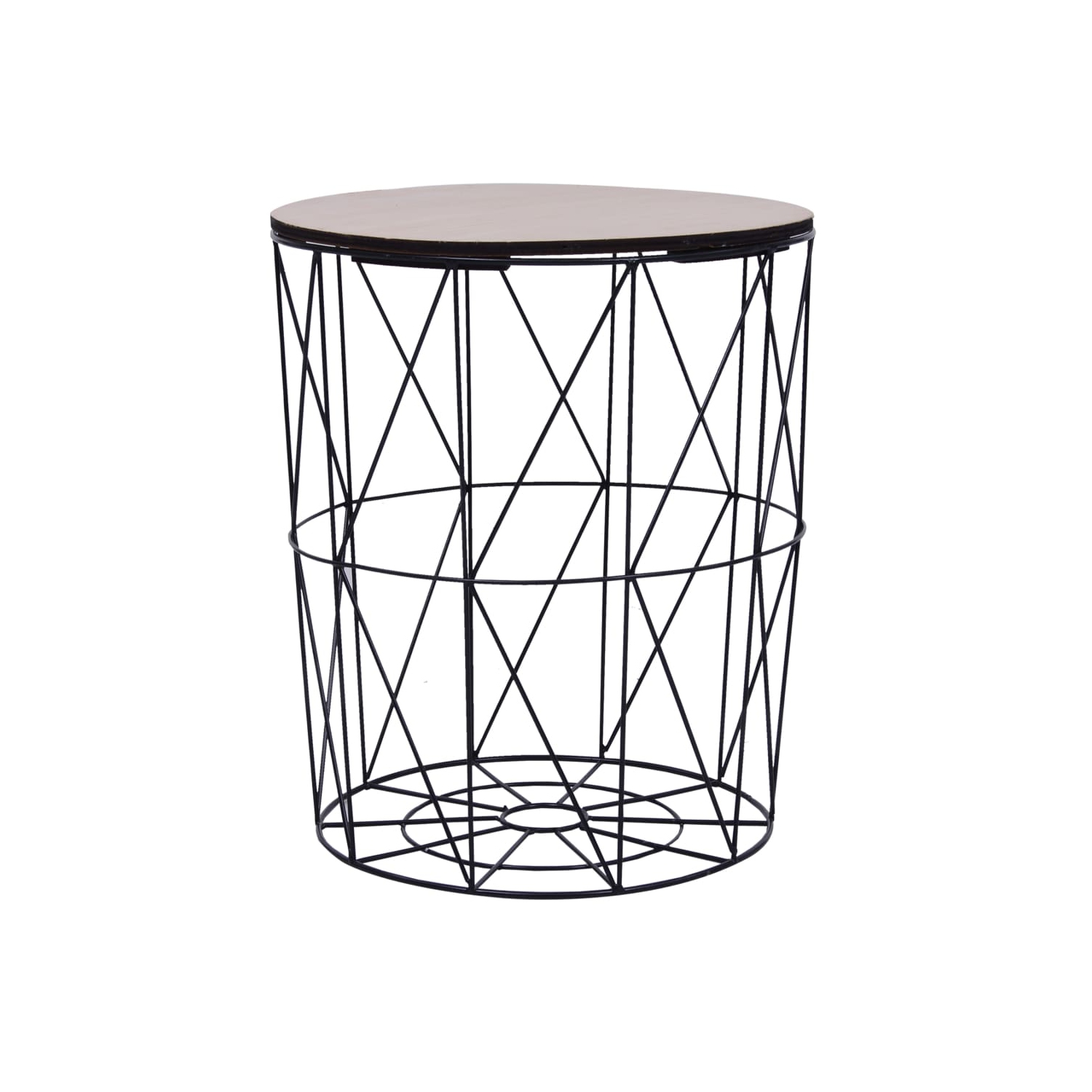 Table basse VidaXL, 3 pièces, noir