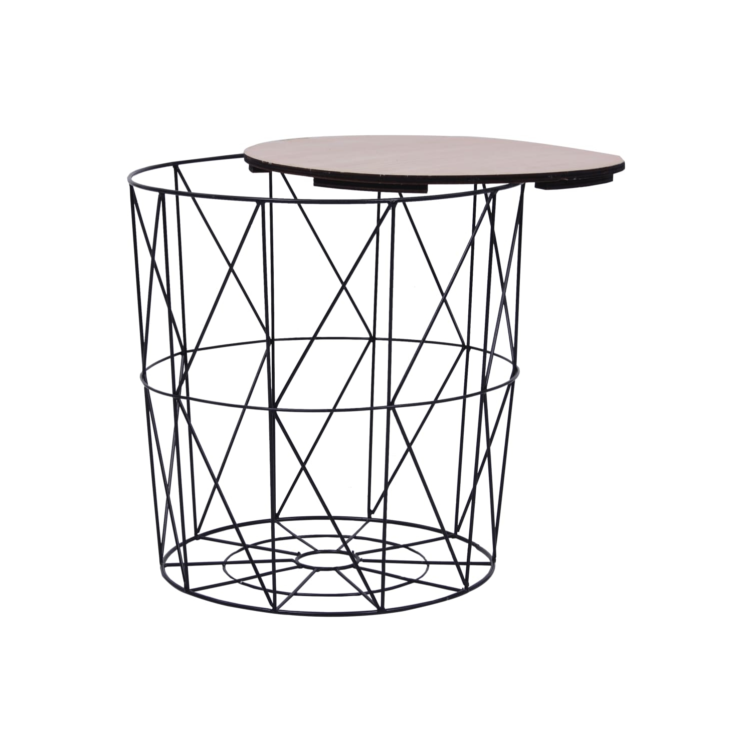 Table basse VidaXL, 3 pièces, noir