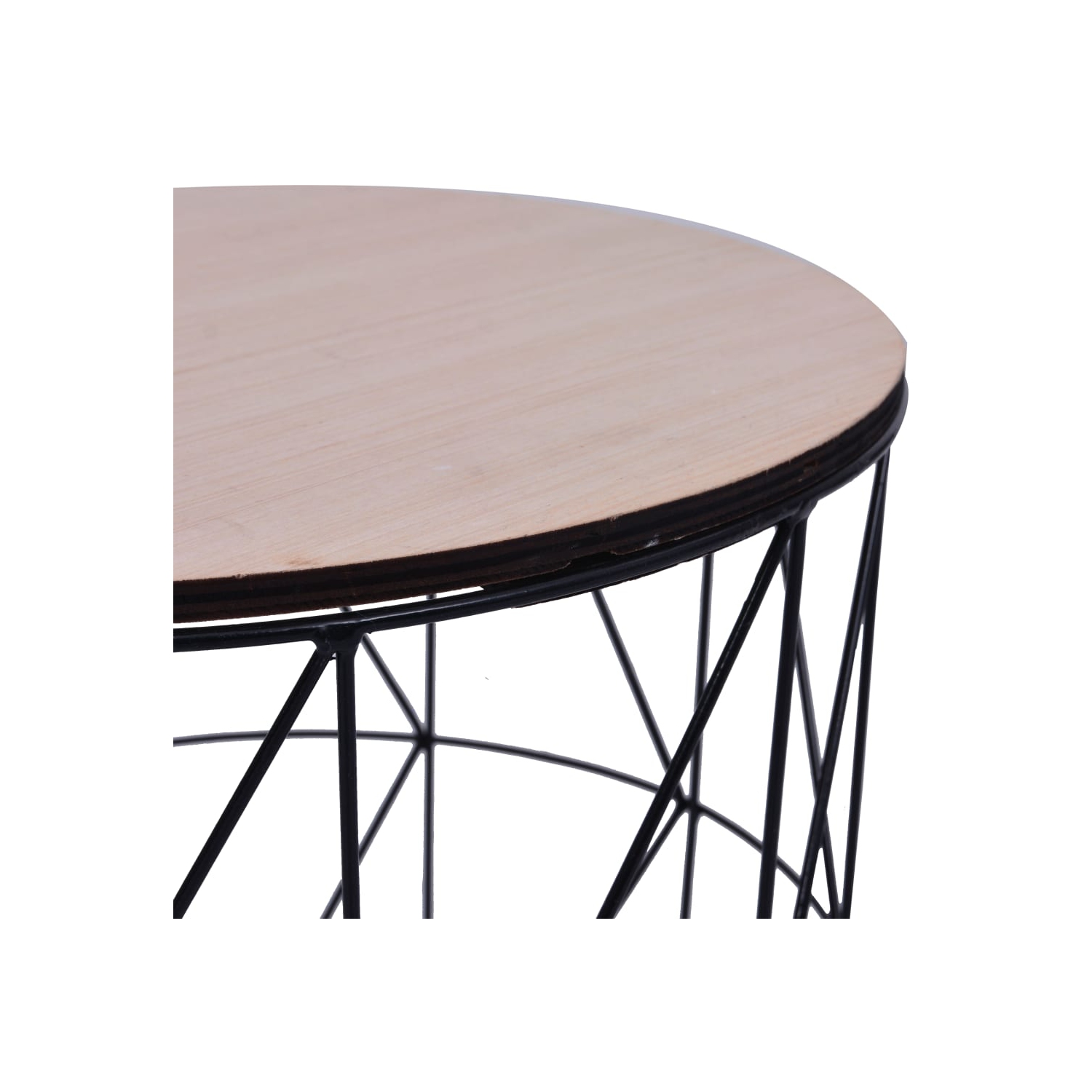 Table basse VidaXL, 3 pièces, noir
