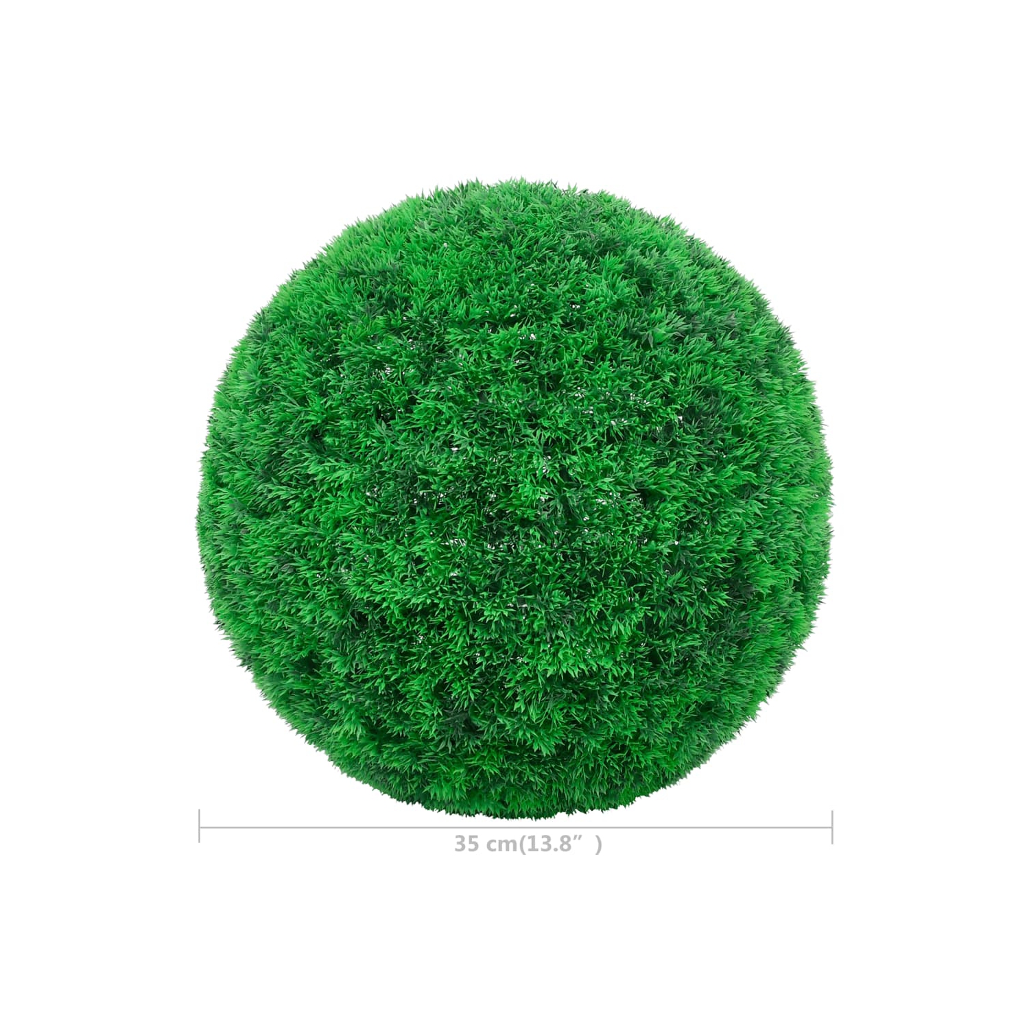 vidaXL Artificial Boxwood Balls 2 pcs 13.8"