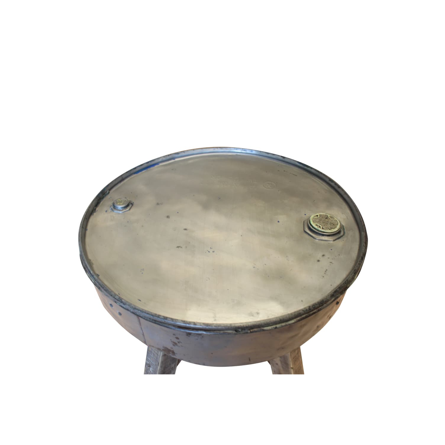 vidaXL Coffee Table Solid Reclaimed Wood 23.6"x17.7" Silver