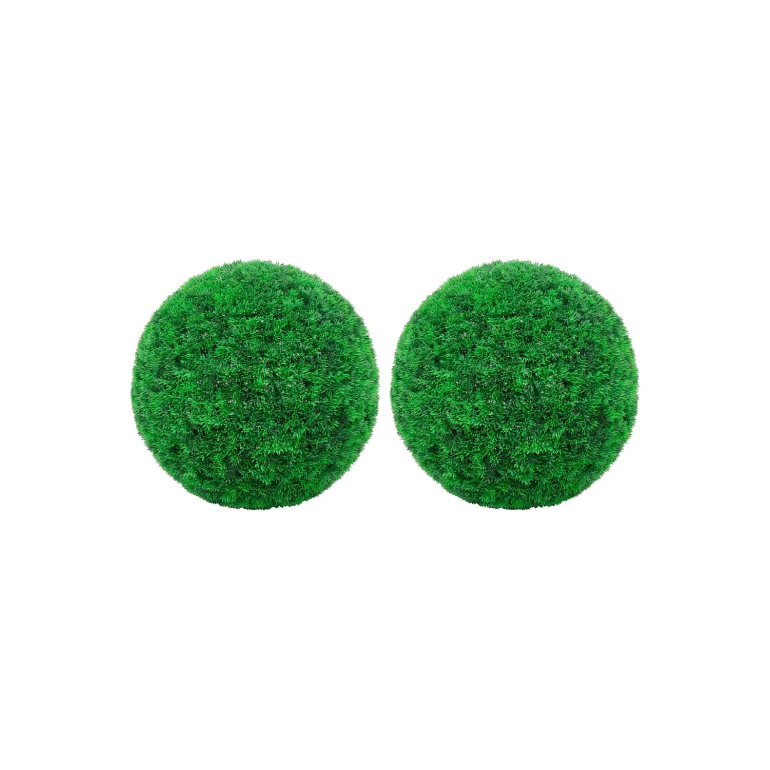 vidaXL Artificial Boxwood Balls 2 pcs 10.6"