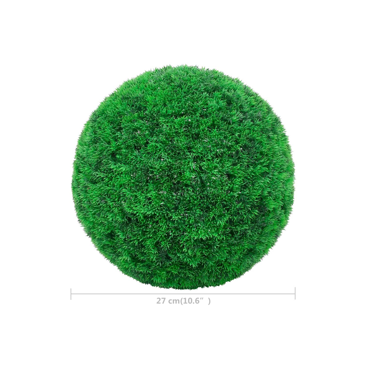 vidaXL Artificial Boxwood Balls 2 pcs 10.6"
