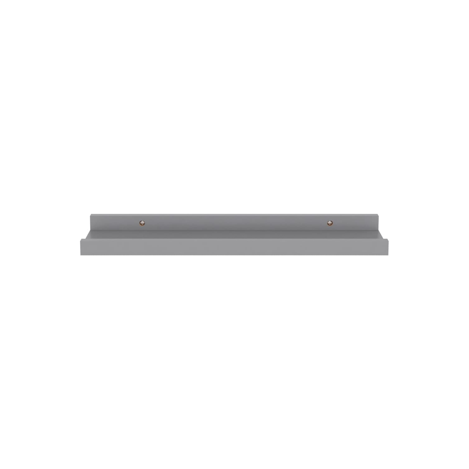 vidaXL Wall Shelves 4 pcs Gray 15.7"x3.5"x1.2"