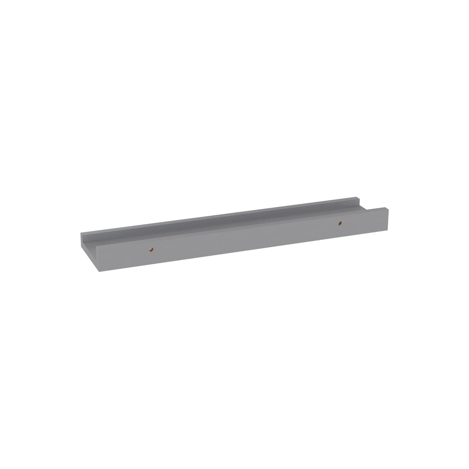 vidaXL Wall Shelves 4 pcs Gray 15.7"x3.5"x1.2"