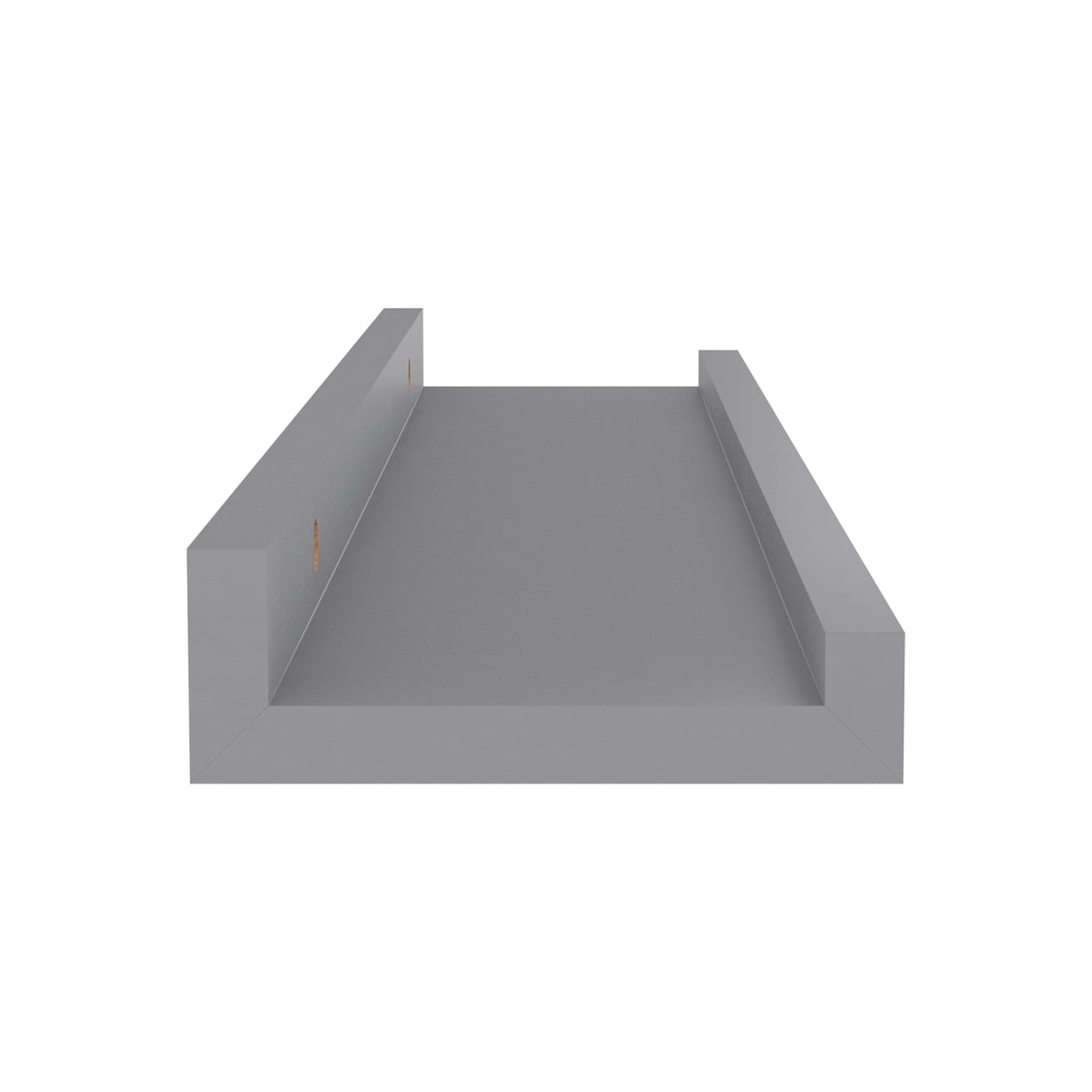 vidaXL Wall Shelves 4 pcs Gray 15.7"x3.5"x1.2"