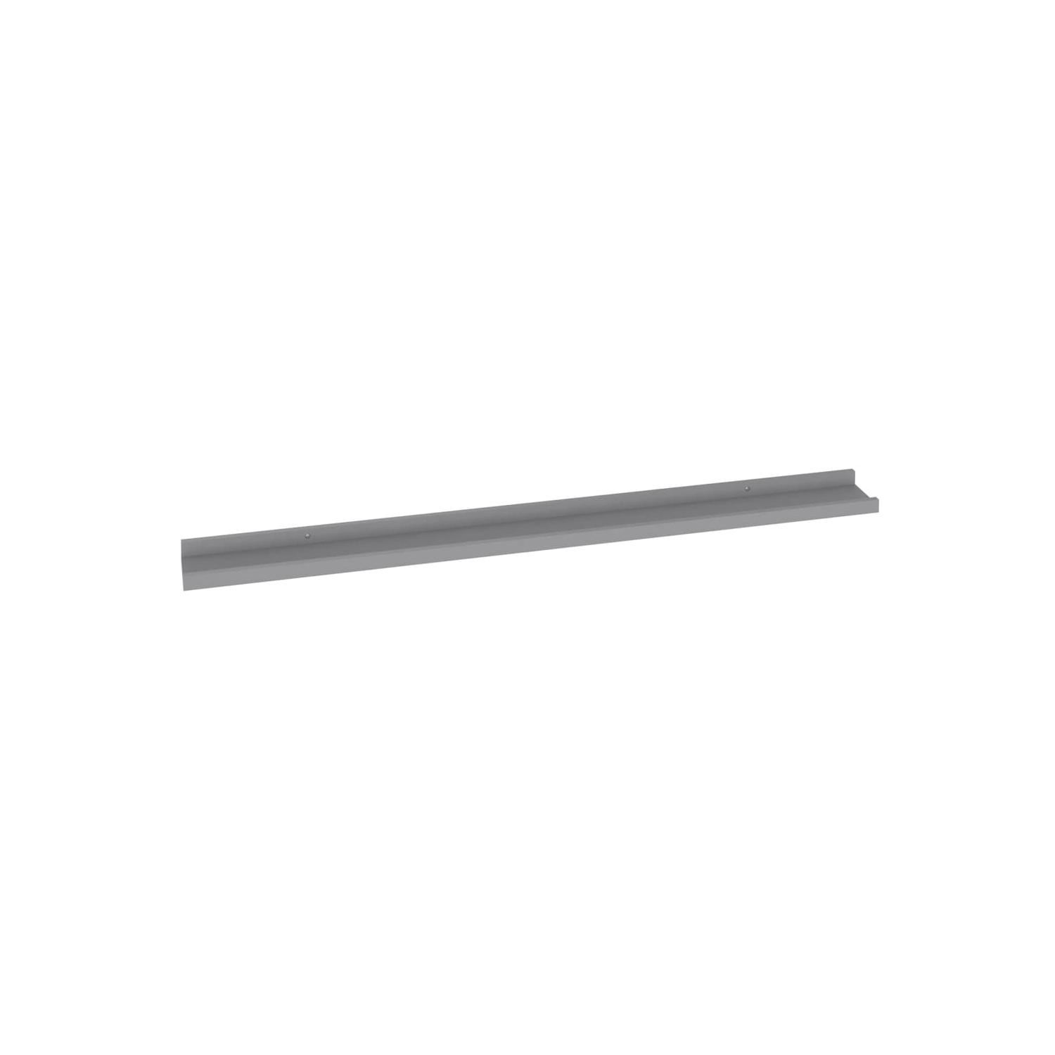 vidaXL Wall Shelves 4 pcs Gray 39.4"x3.5"x1.2"