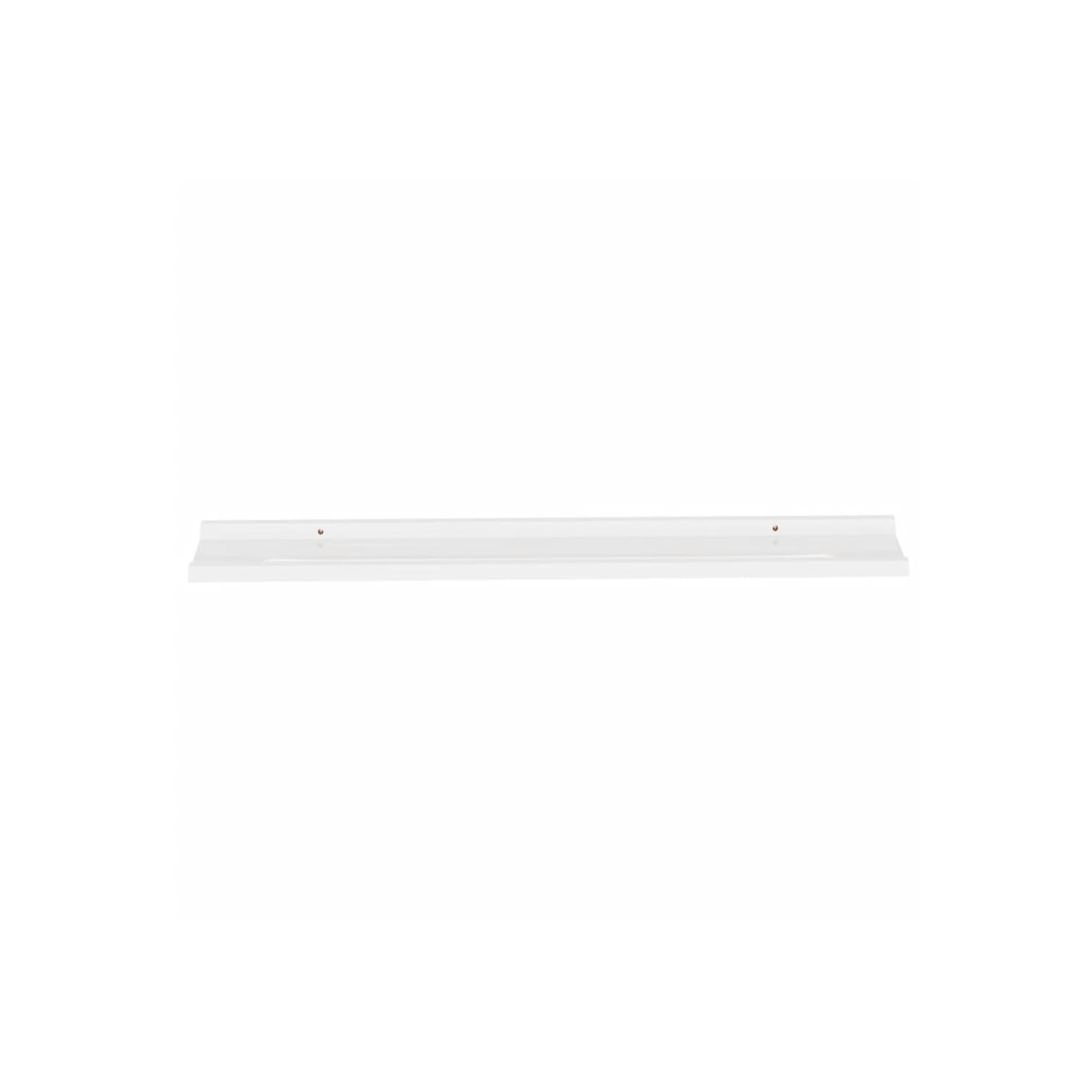 vidaXL Wall Shelves 4 pcs White 39.4"x3.5"x1.2"