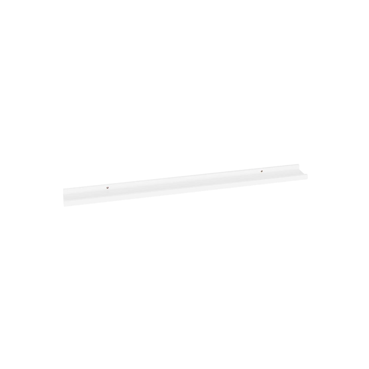 vidaXL Wall Shelves 4 pcs White 39.4"x3.5"x1.2"