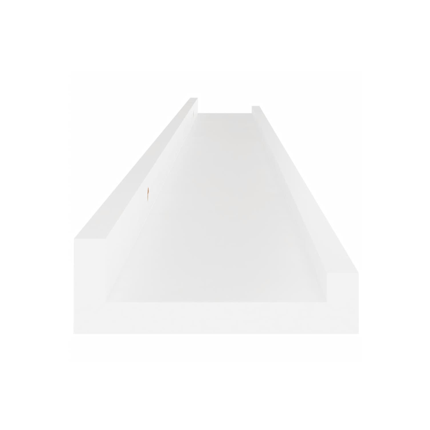 vidaXL Wall Shelves 4 pcs White 39.4"x3.5"x1.2"