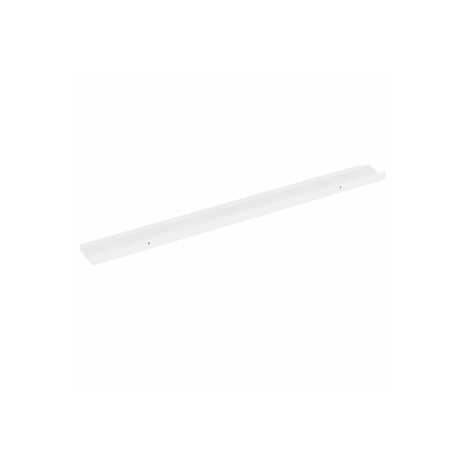 vidaXL Wall Shelves 2 pcs High Gloss White 39.4"x3.5"x1.2"