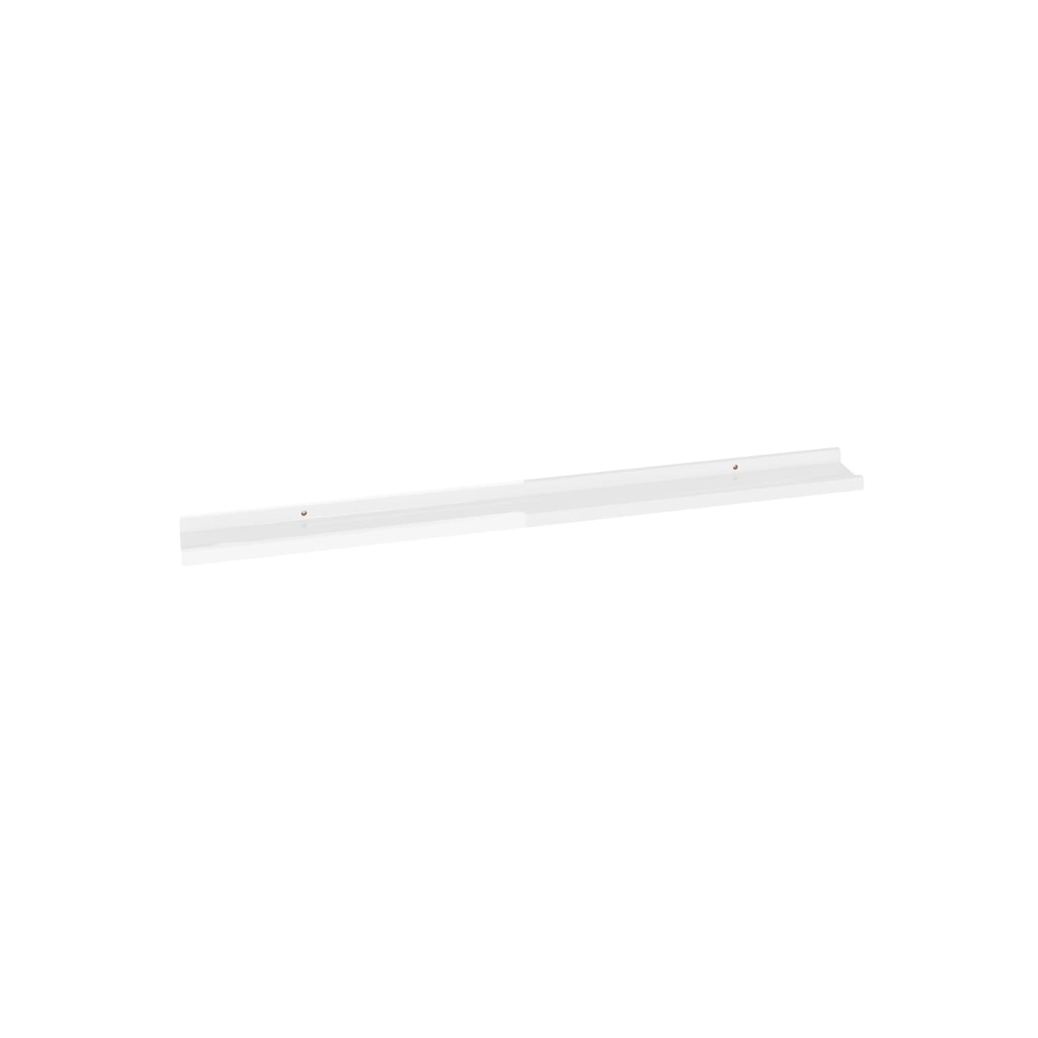 vidaXL Wall Shelves 2 pcs High Gloss White 39.4"x3.5"x1.2"