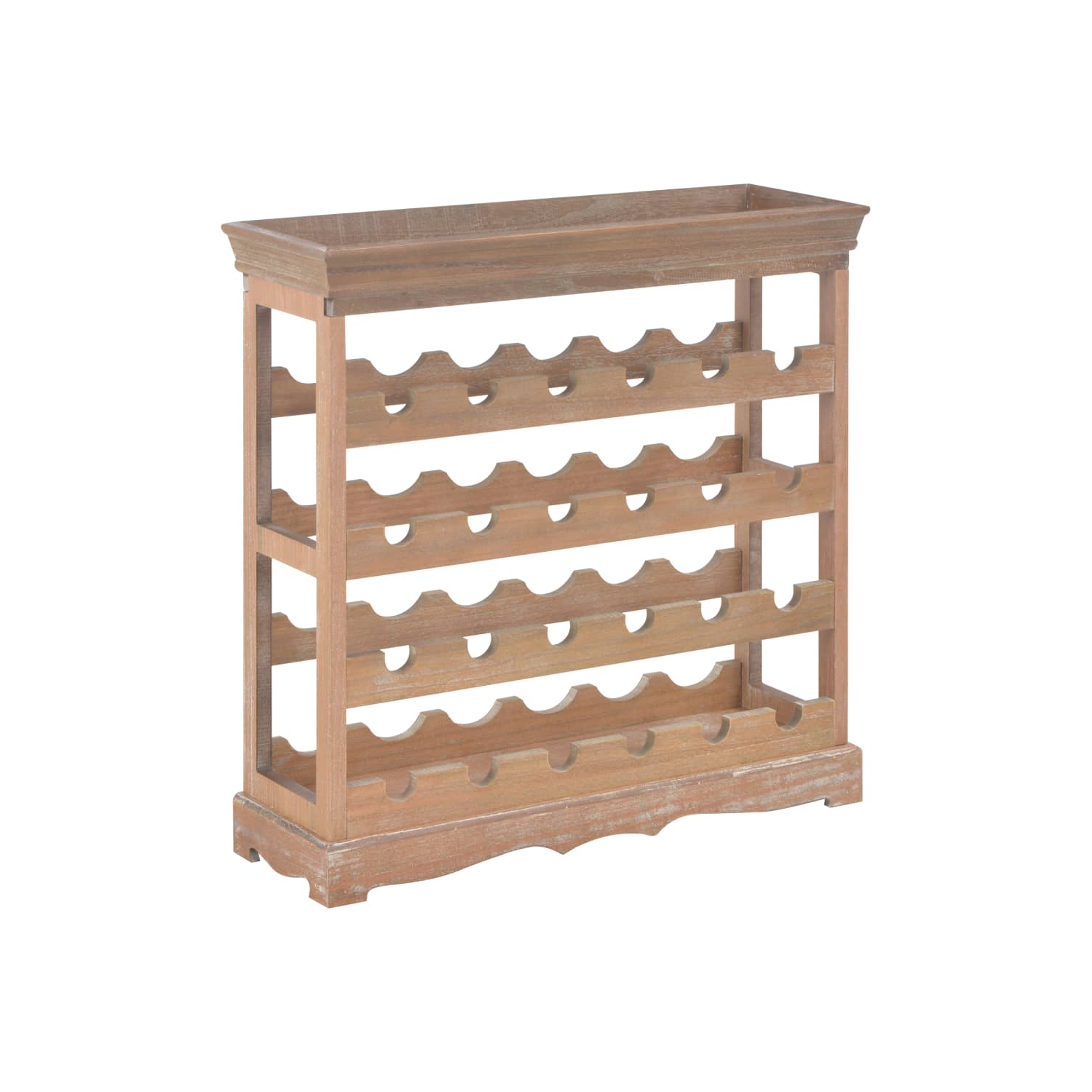 vidaXL Wine Cabinet Brown 27.6"x8.9"x27.8" MDF