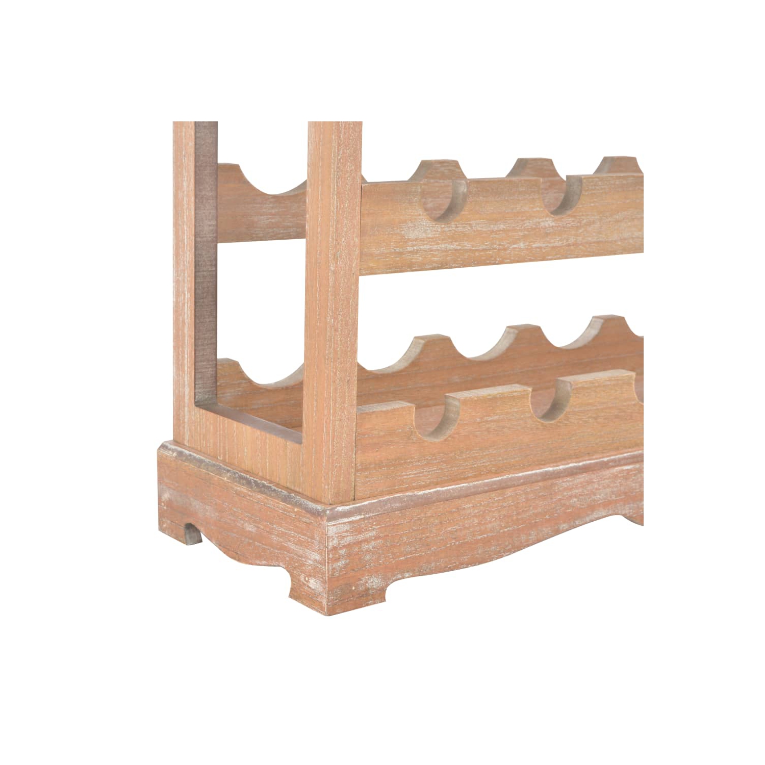 vidaXL Wine Cabinet Brown 27.6"x8.9"x27.8" MDF