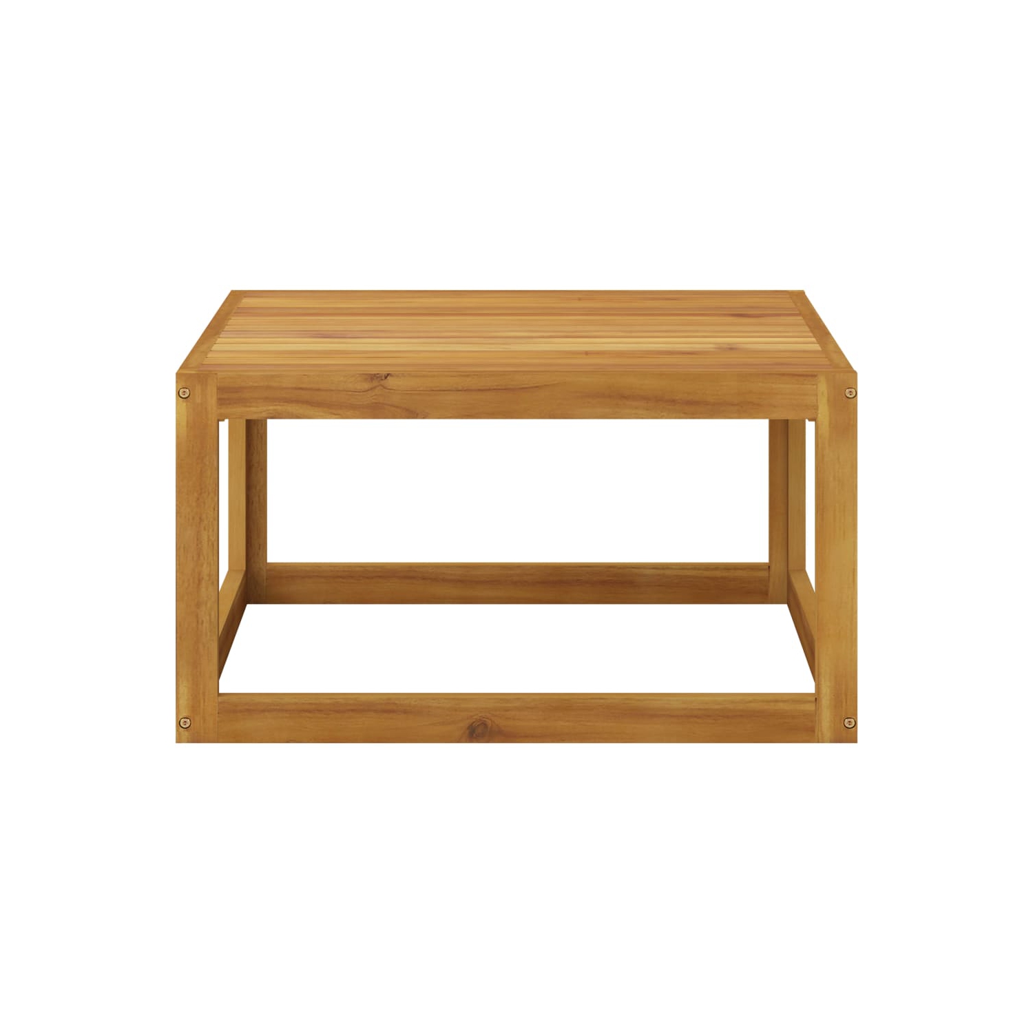 vidaXL 2 Piece Patio Sofa Set with Cushion Solid Acacia Wood