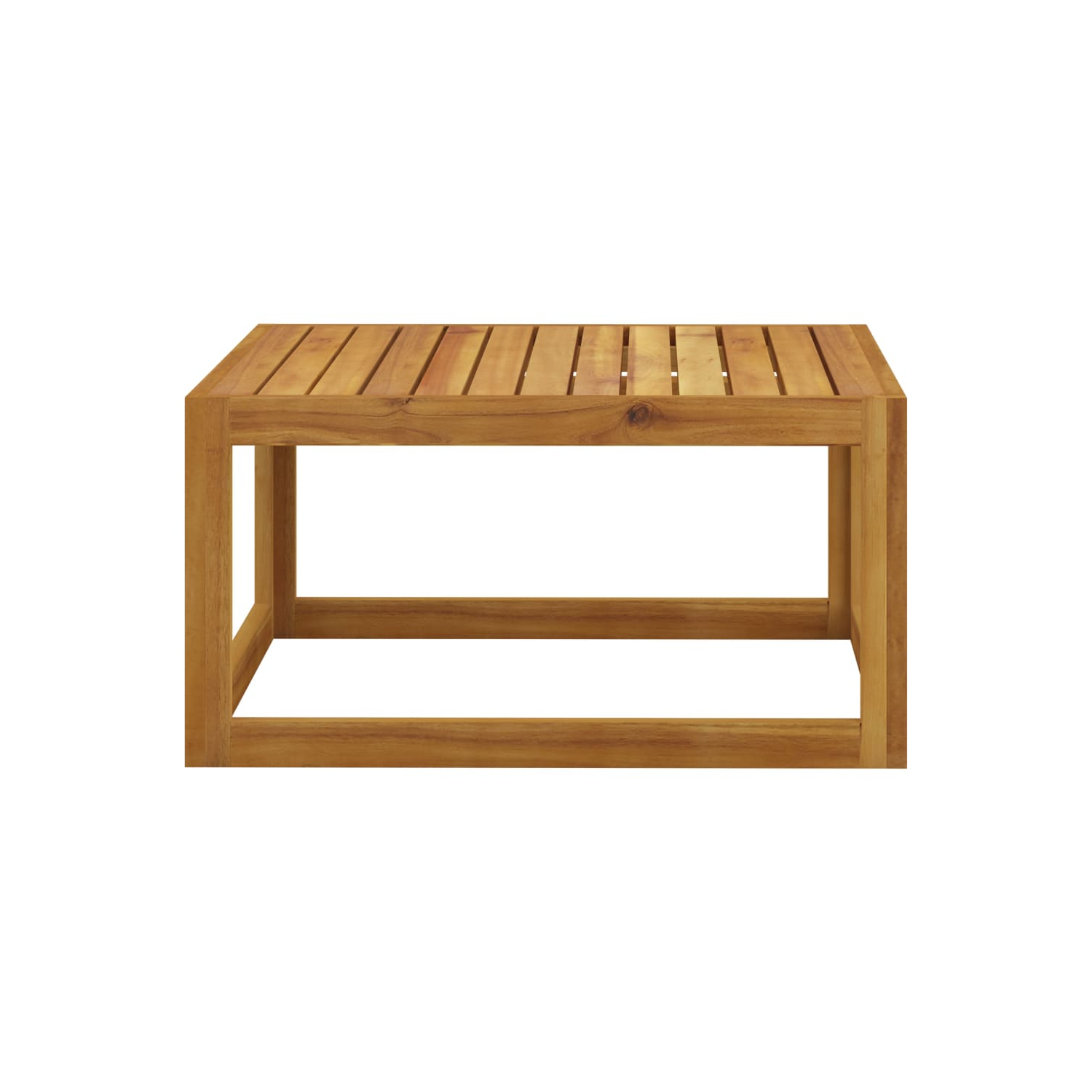 vidaXL 2 Piece Patio Sofa Set with Cushion Solid Acacia Wood