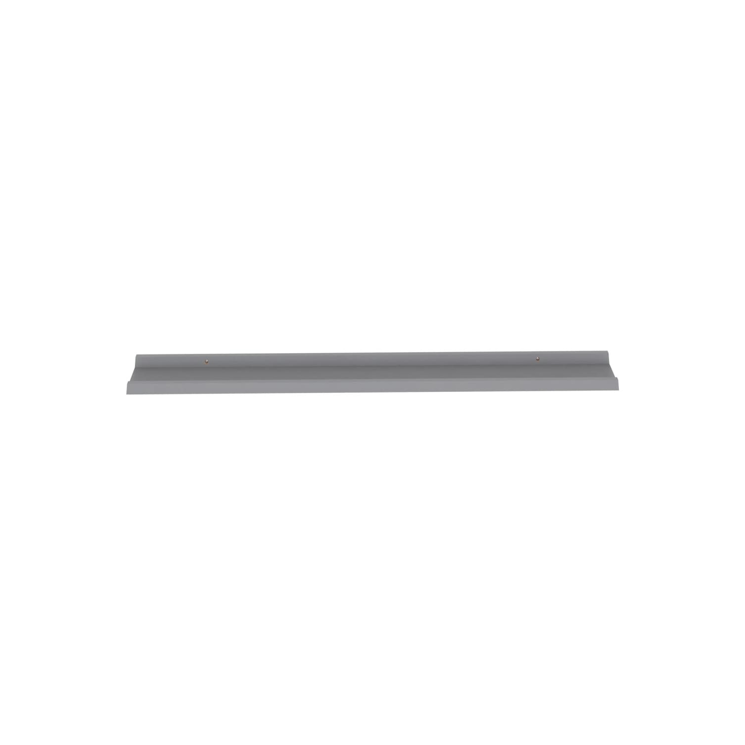vidaXL Wall Shelves 2 pcs Gray 45.3"x3.5"x1.2"
