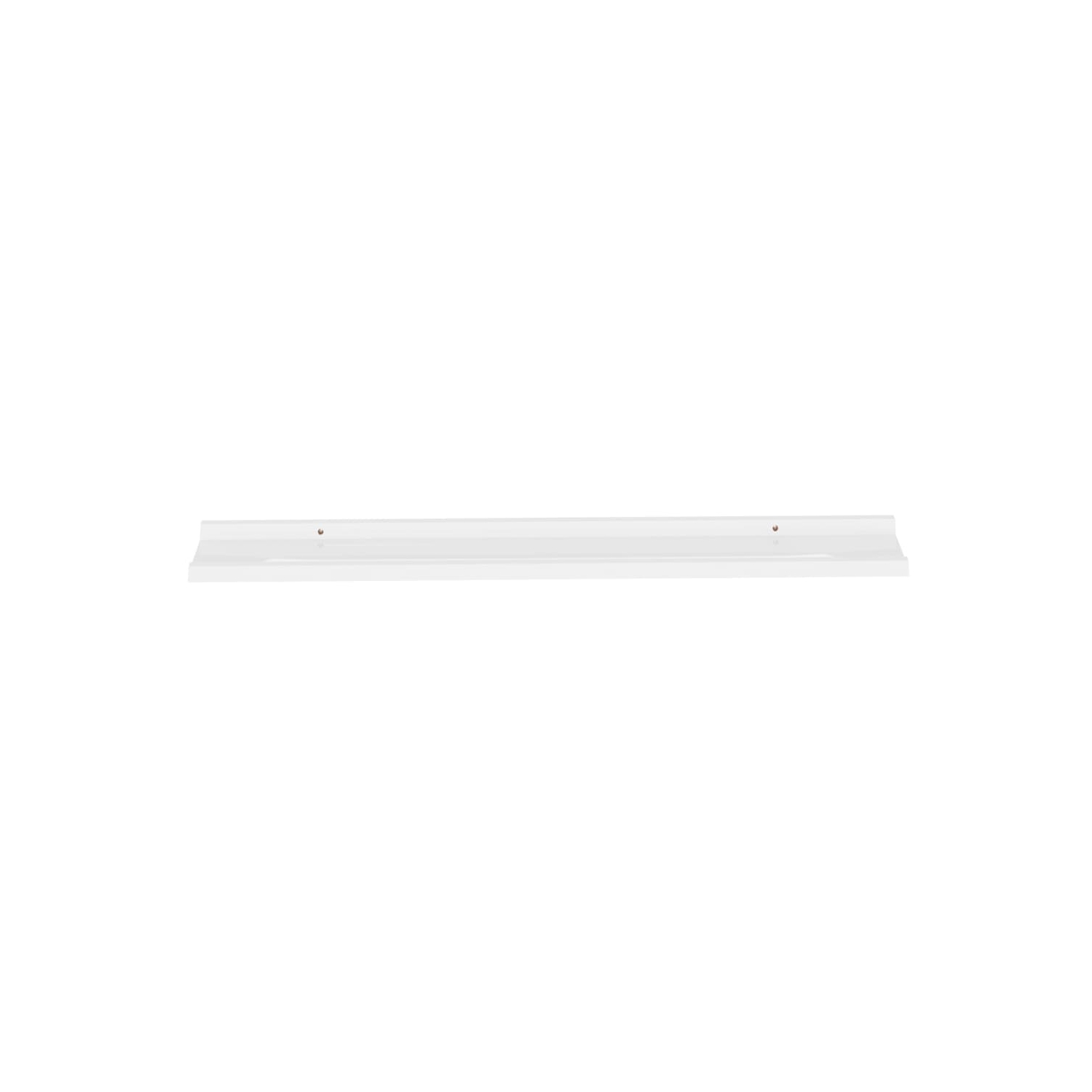 vidaXL Wall Shelves 2 pcs White 39.4"x3.5"x1.2"