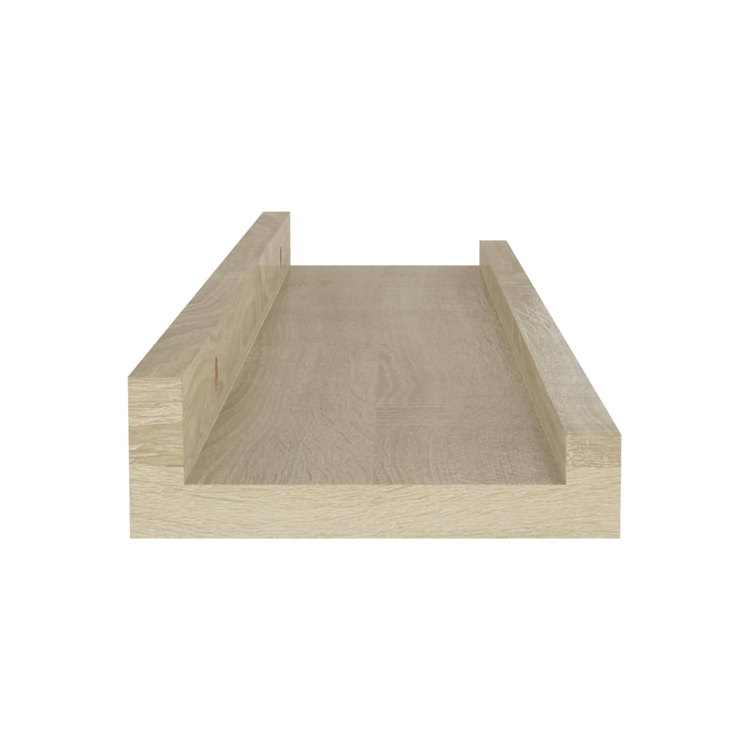 vidaXL Wall Shelves 2 pcs Sonoma Oak 15.7"x3.5"x1.2"