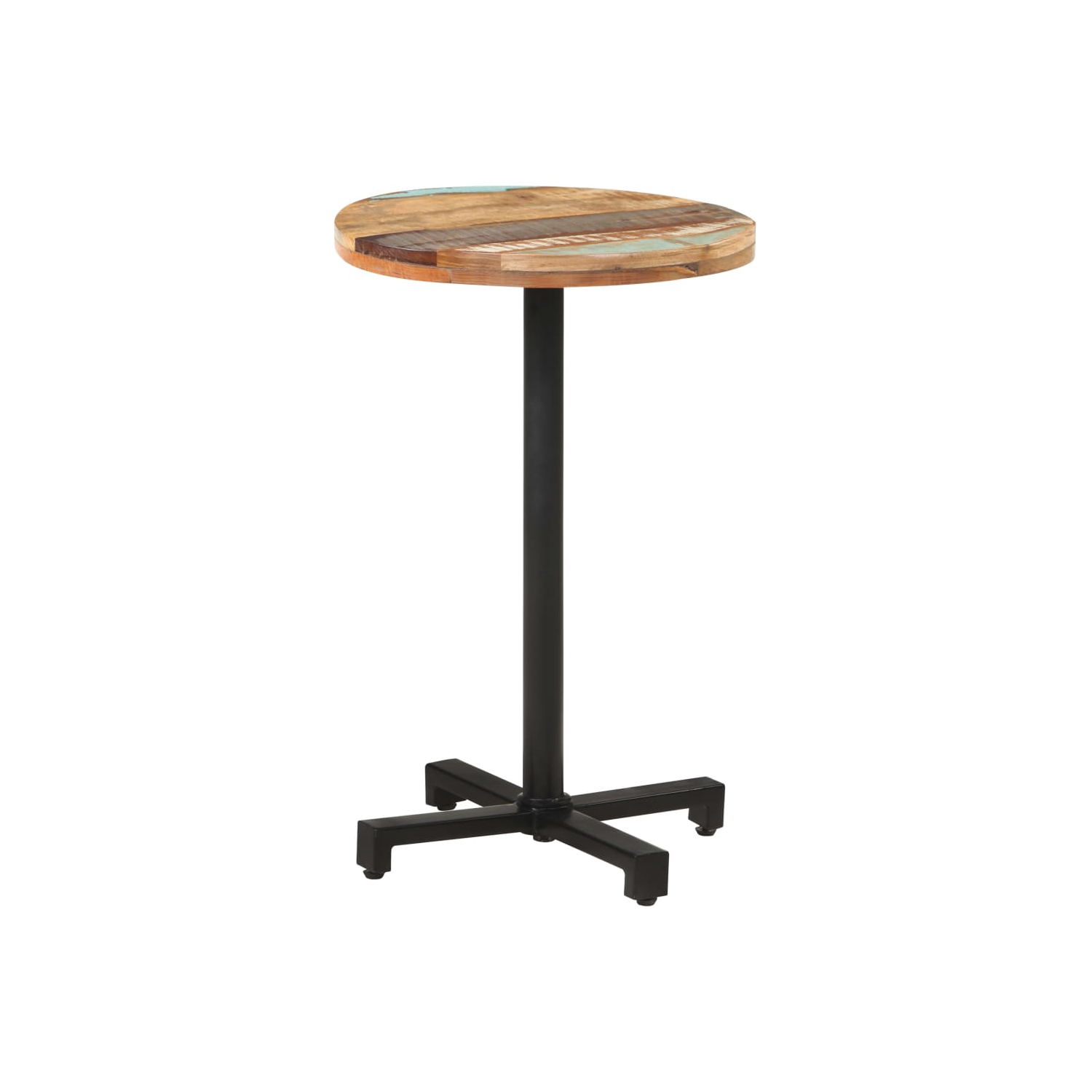 vidaXL Bistro Table Round Ø19.7"x29.5" Solid Reclaimed Wood