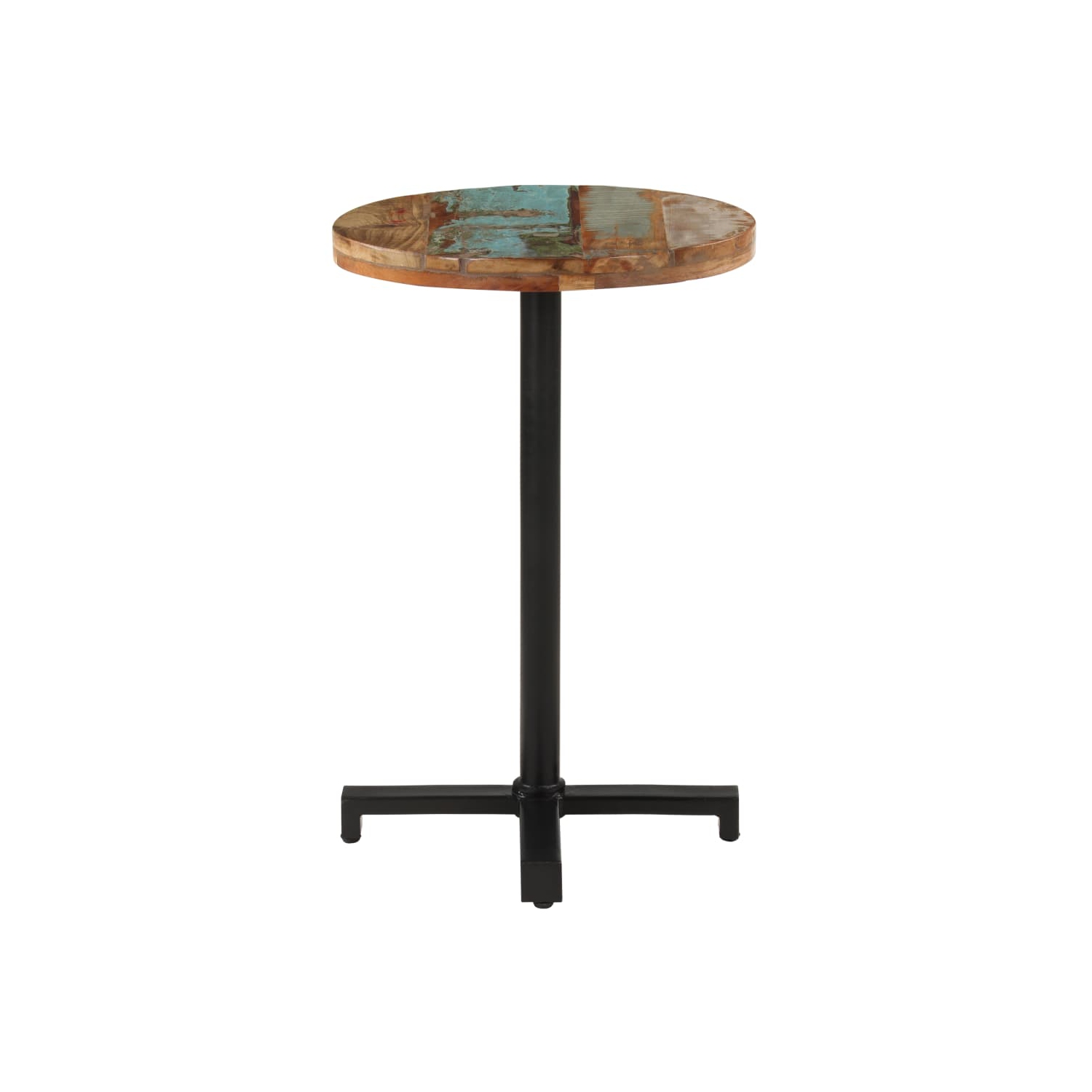 vidaXL Bistro Table Round Ø19.7"x29.5" Solid Reclaimed Wood