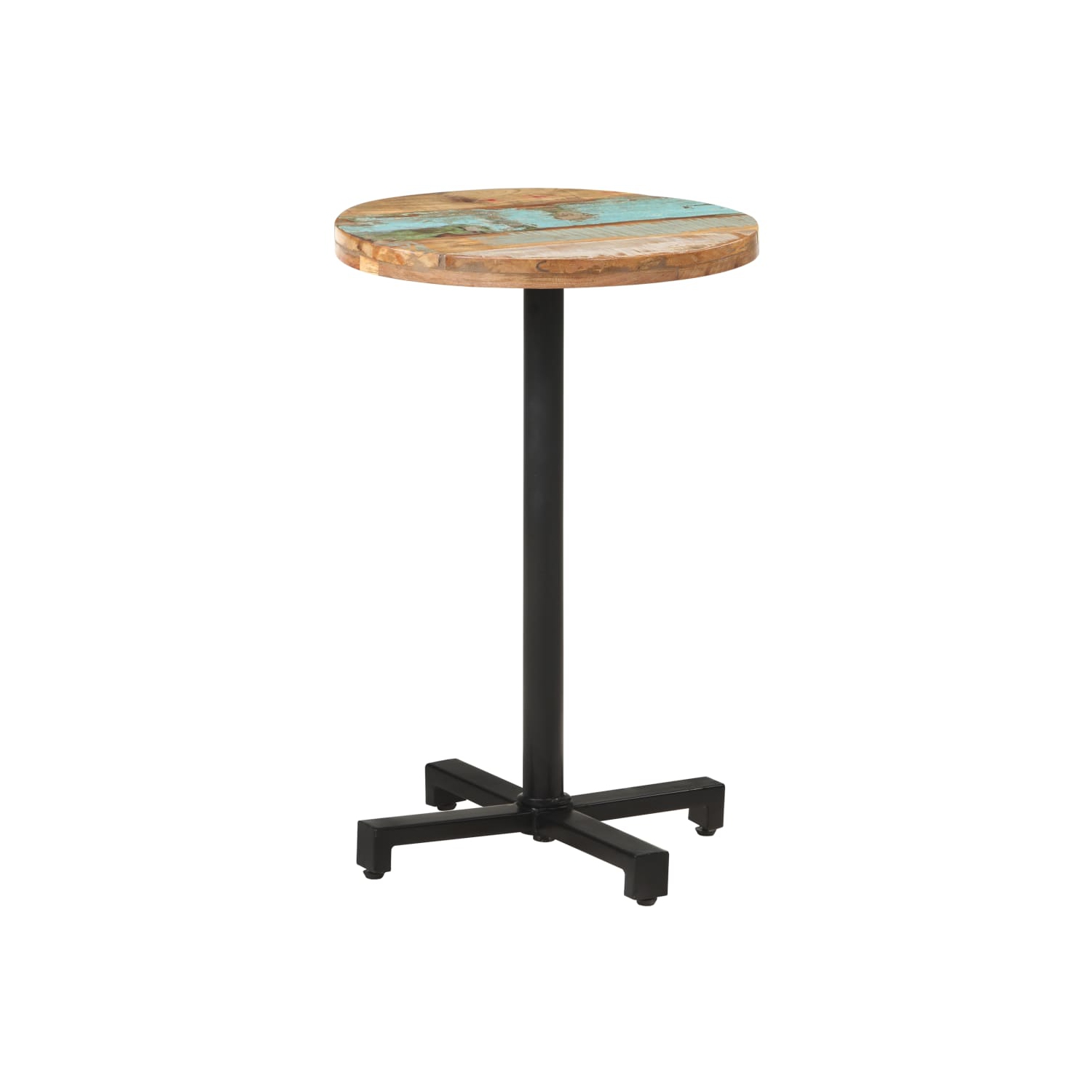vidaXL Bistro Table Round Ø19.7"x29.5" Solid Reclaimed Wood