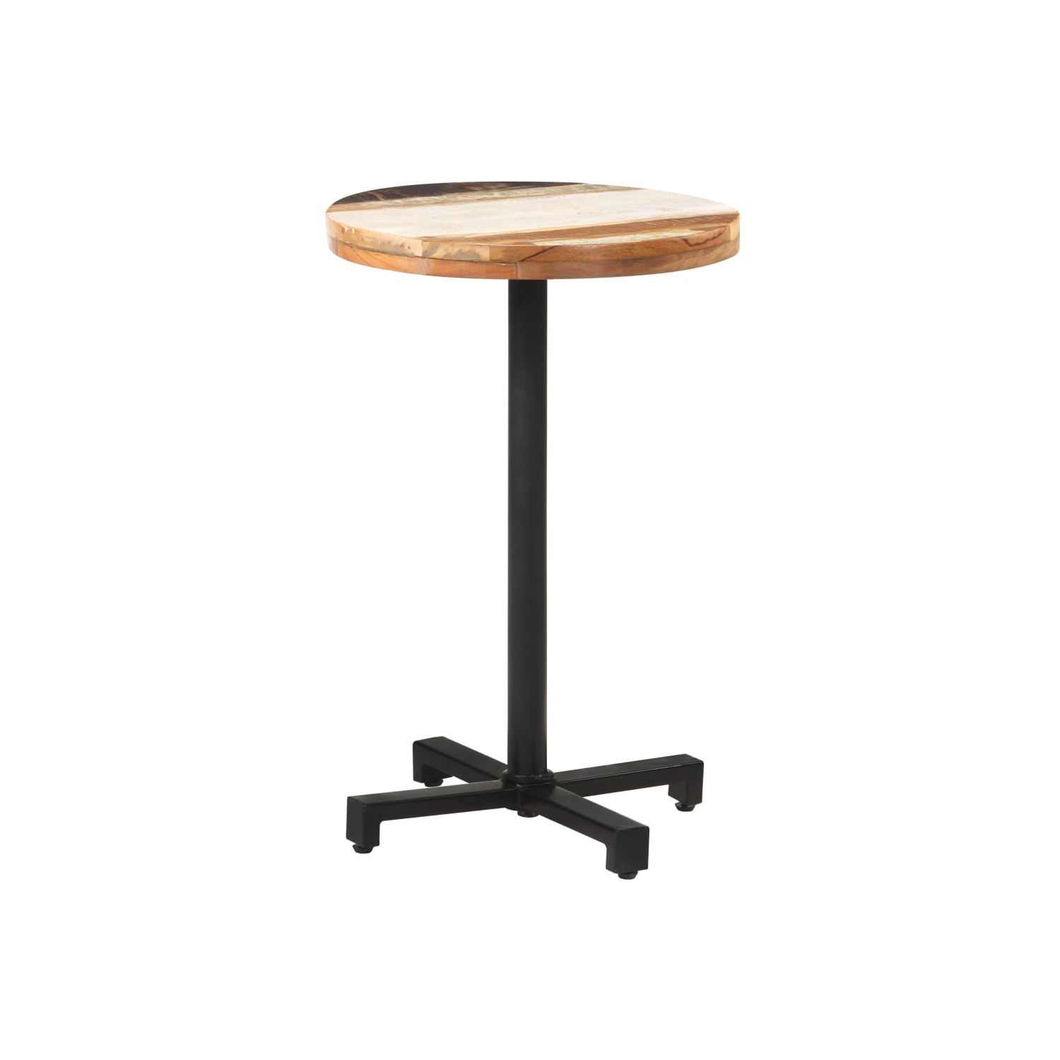 vidaXL Bistro Table Round Ø19.7"x29.5" Solid Reclaimed Wood