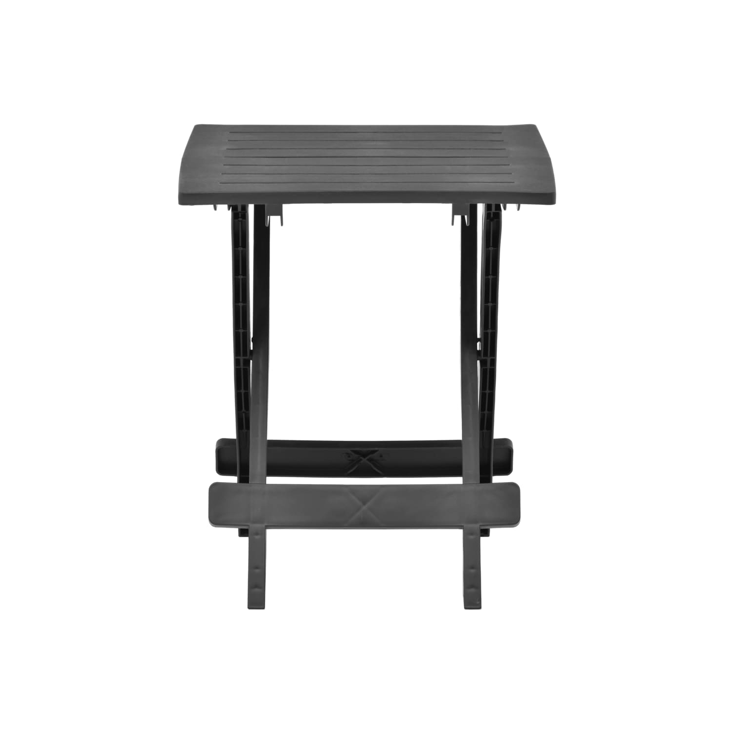 vidaXL Folding Patio Table Anthracite 17.7"x16.9"x19.7" Plastic