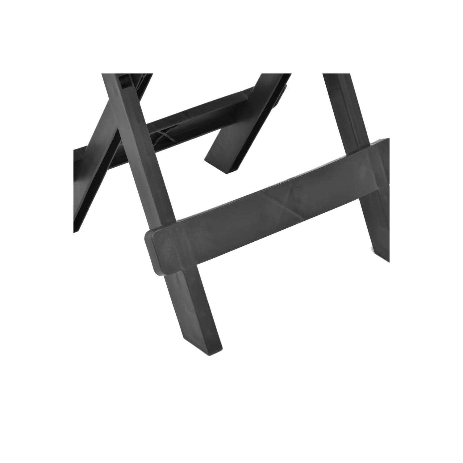 vidaXL Folding Patio Table Anthracite 17.7"x16.9"x19.7" Plastic