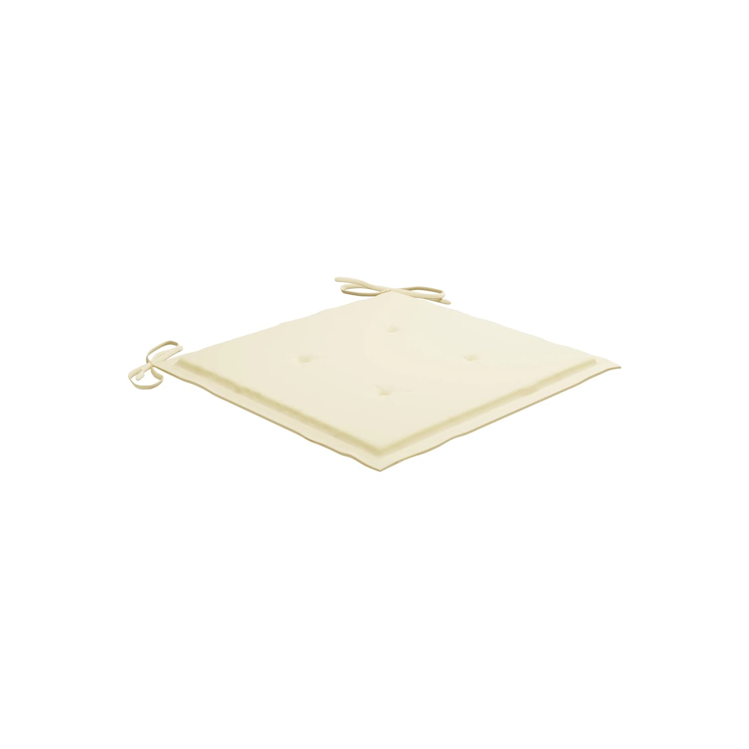 Chaises de patio VidaXL 2 pièces avec coussins en teck massif