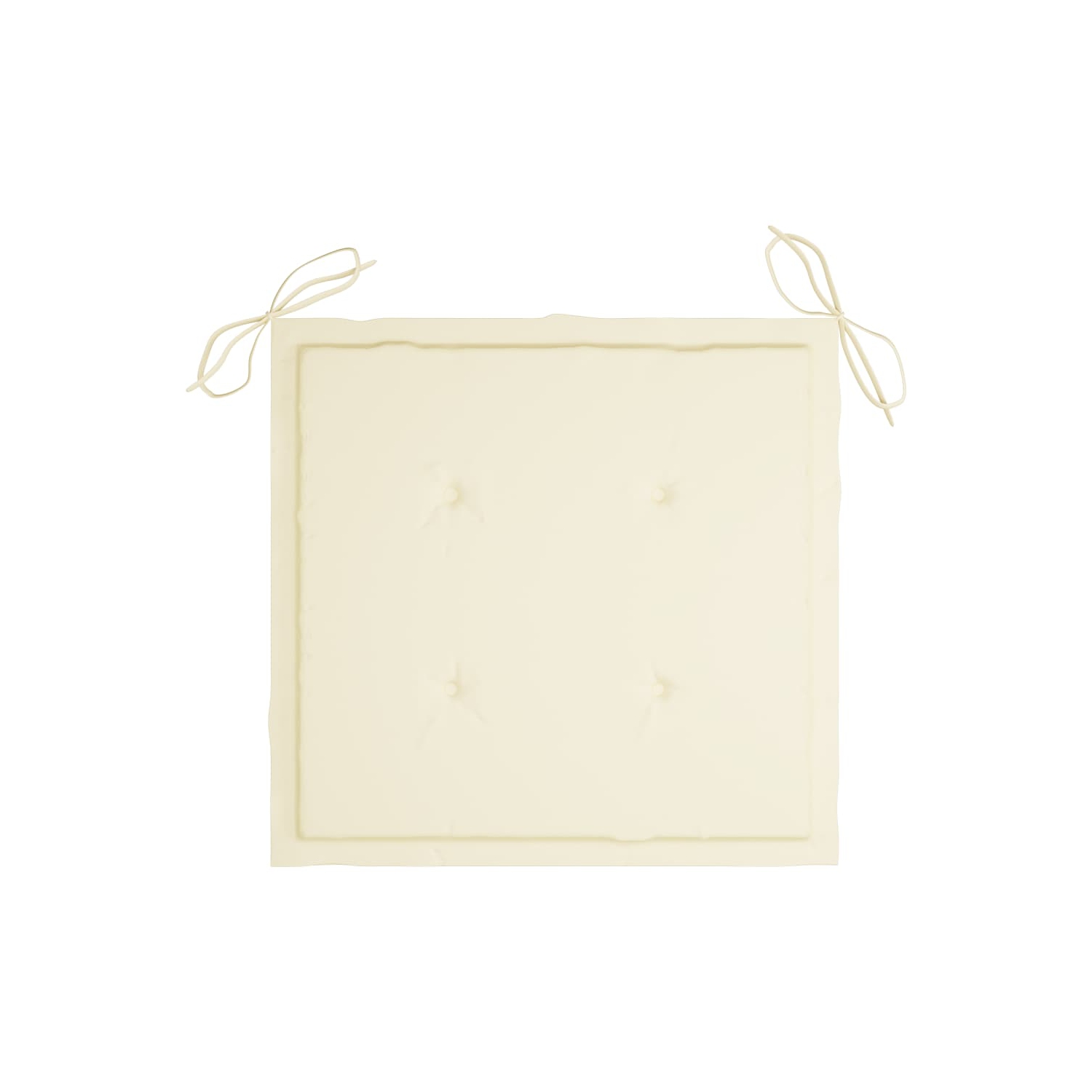 Chaises de patio VidaXL 2 pièces avec coussins en teck massif