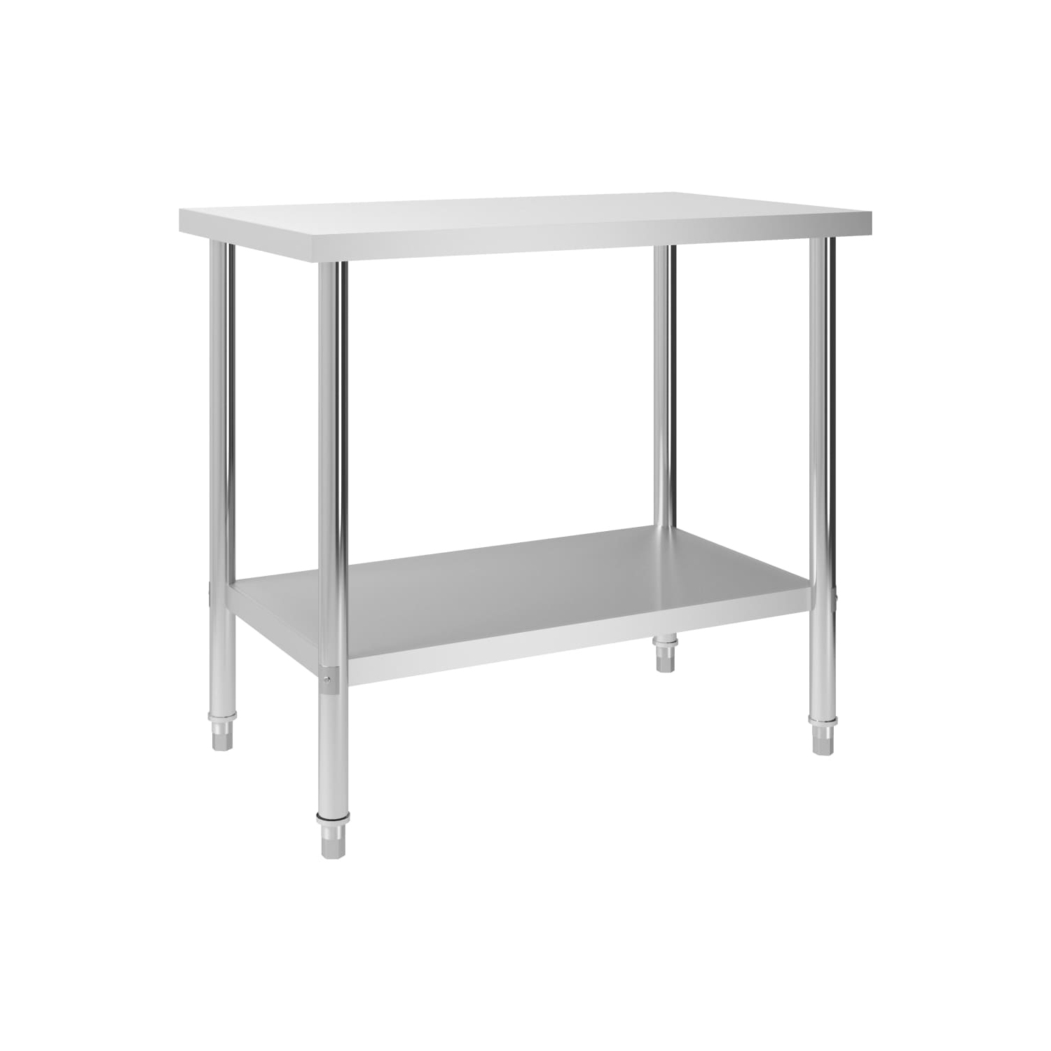 Table de travail de cuisine VidaXL de 39.4 x 23,6 x 33,5 po, acier inoxydable