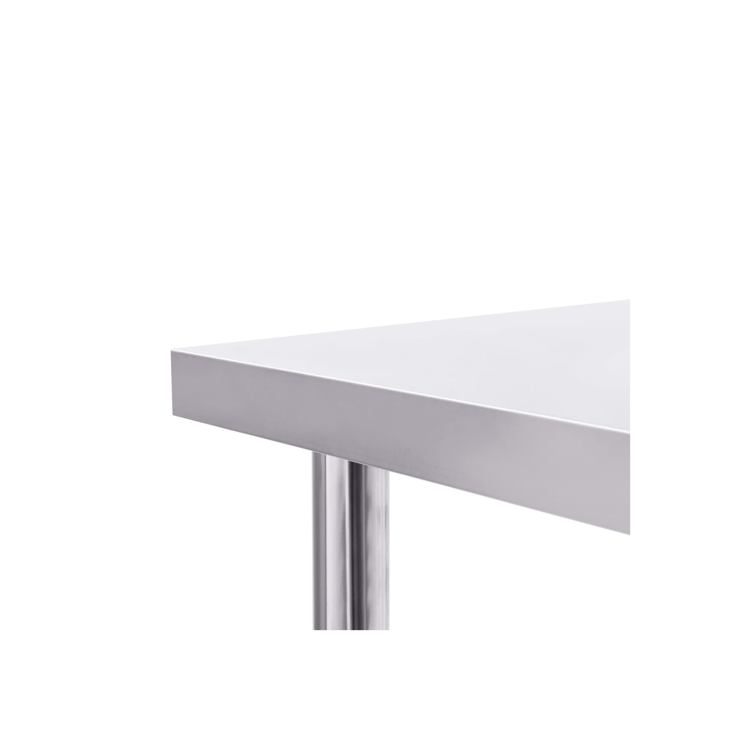 Table de travail de cuisine VidaXL de 39.4 x 23,6 x 33,5 po, acier inoxydable