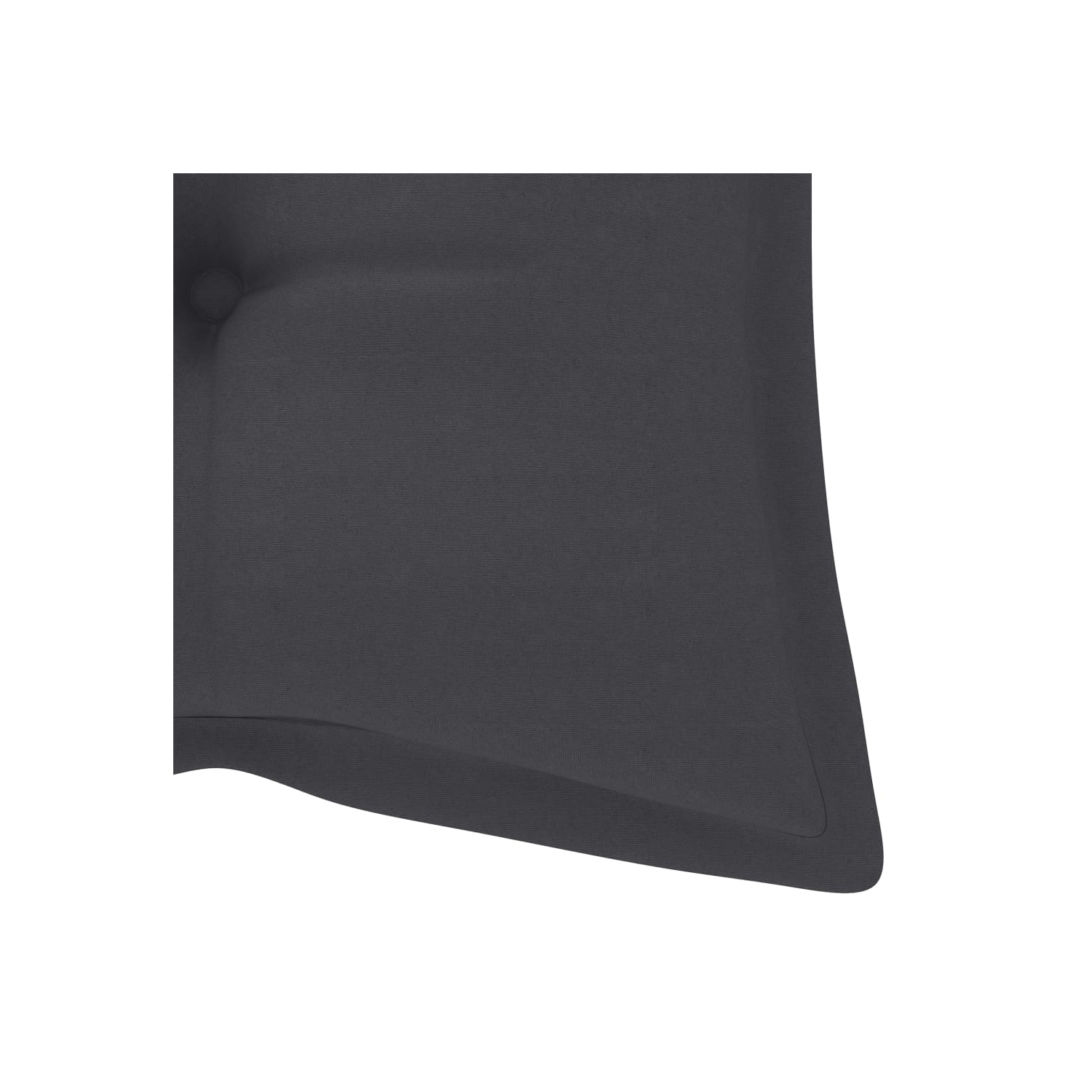 vidaXL Stacking Patio Bench with Cushion 50.6" Solid Teak Wood