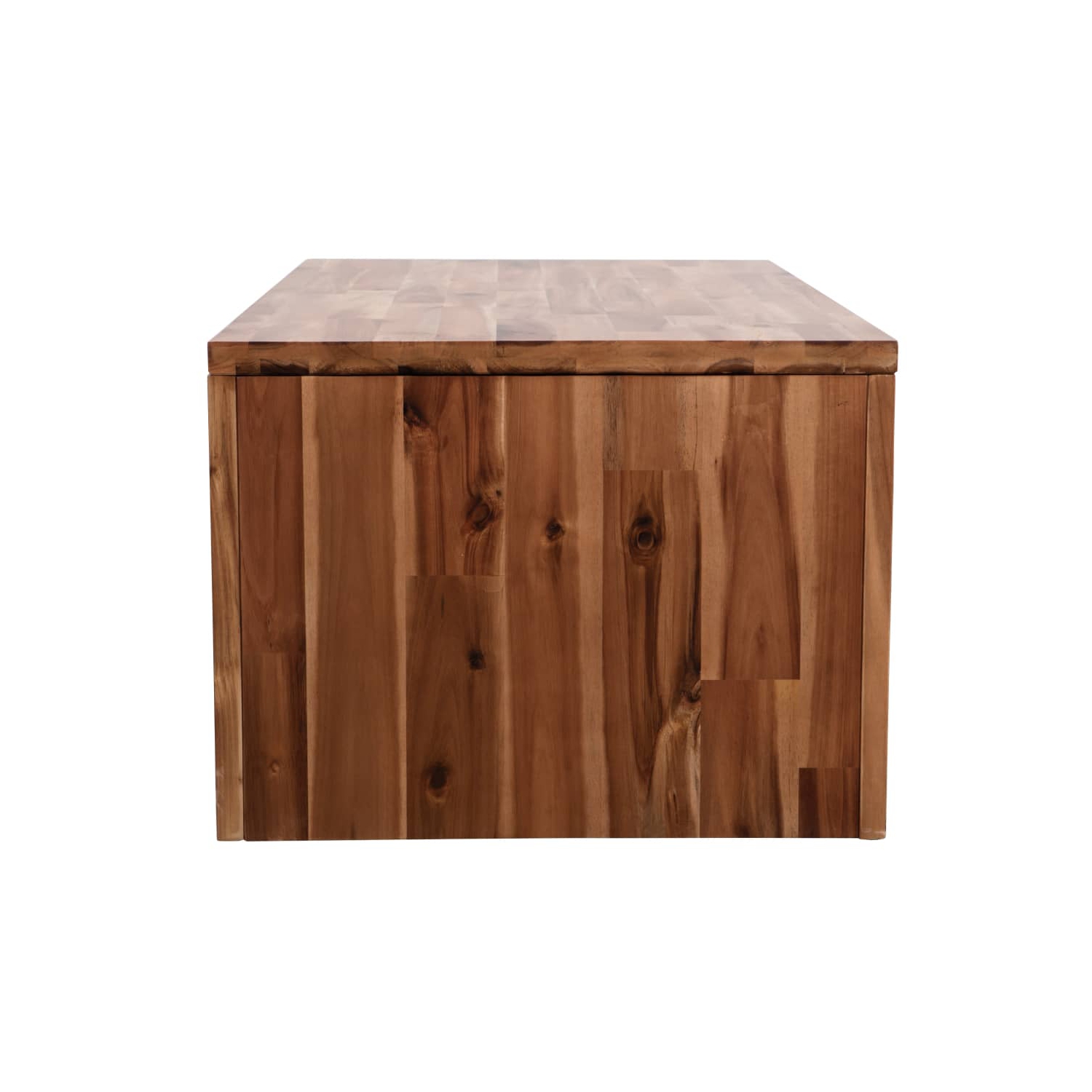 vidaXL Coffee Table Solid Acacia Wood 35.4"x19.7"x14.8"