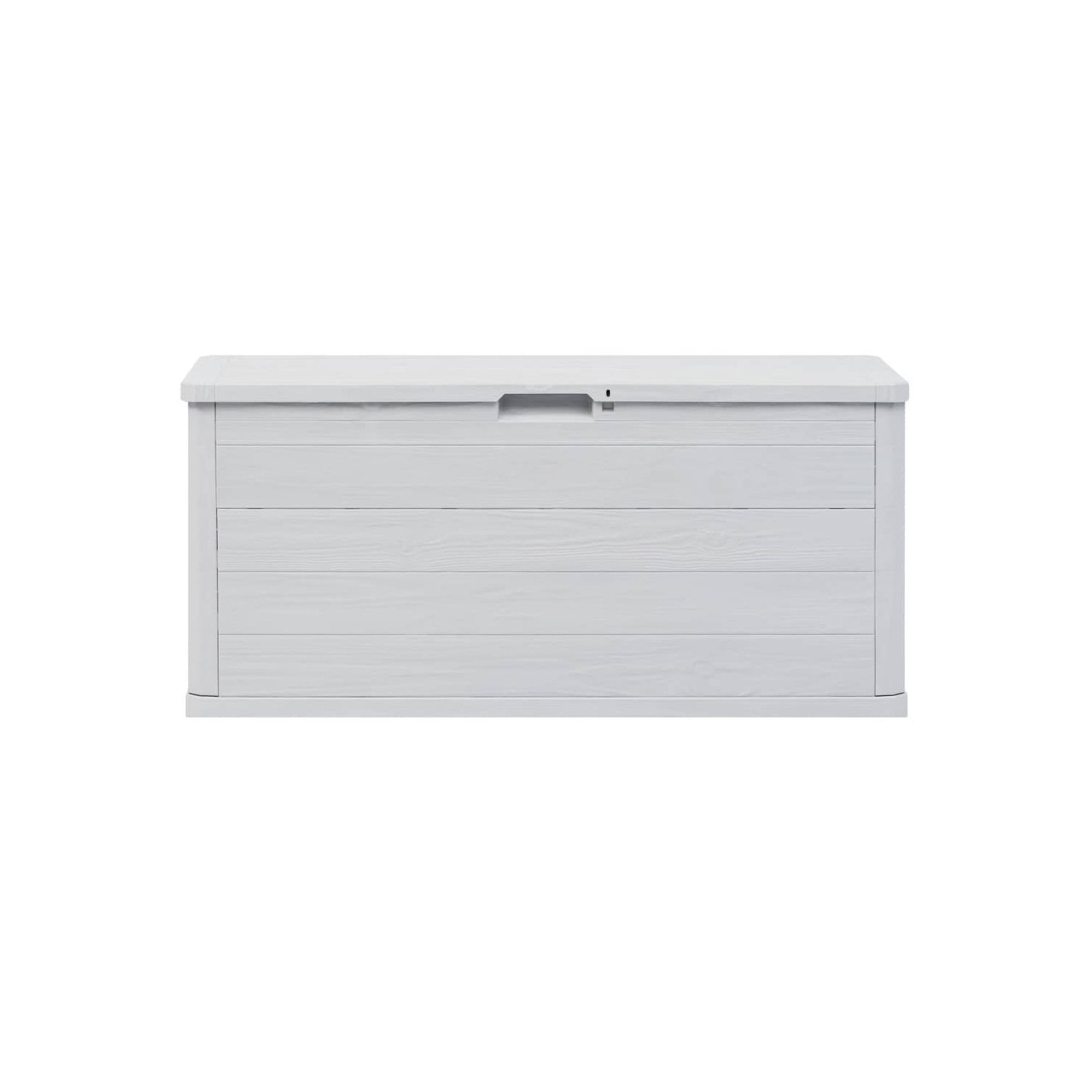 vidaXL Patio Storage Box 74 gal Light Gray