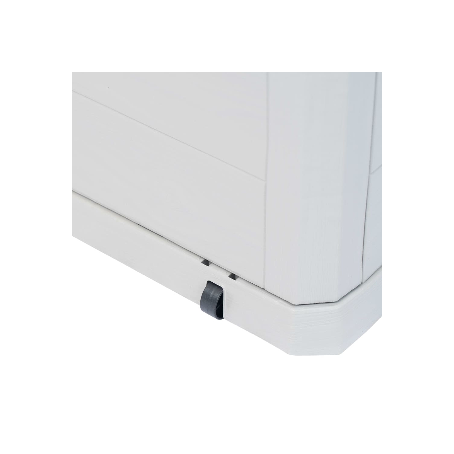 vidaXL Patio Storage Box 74 gal Light Gray